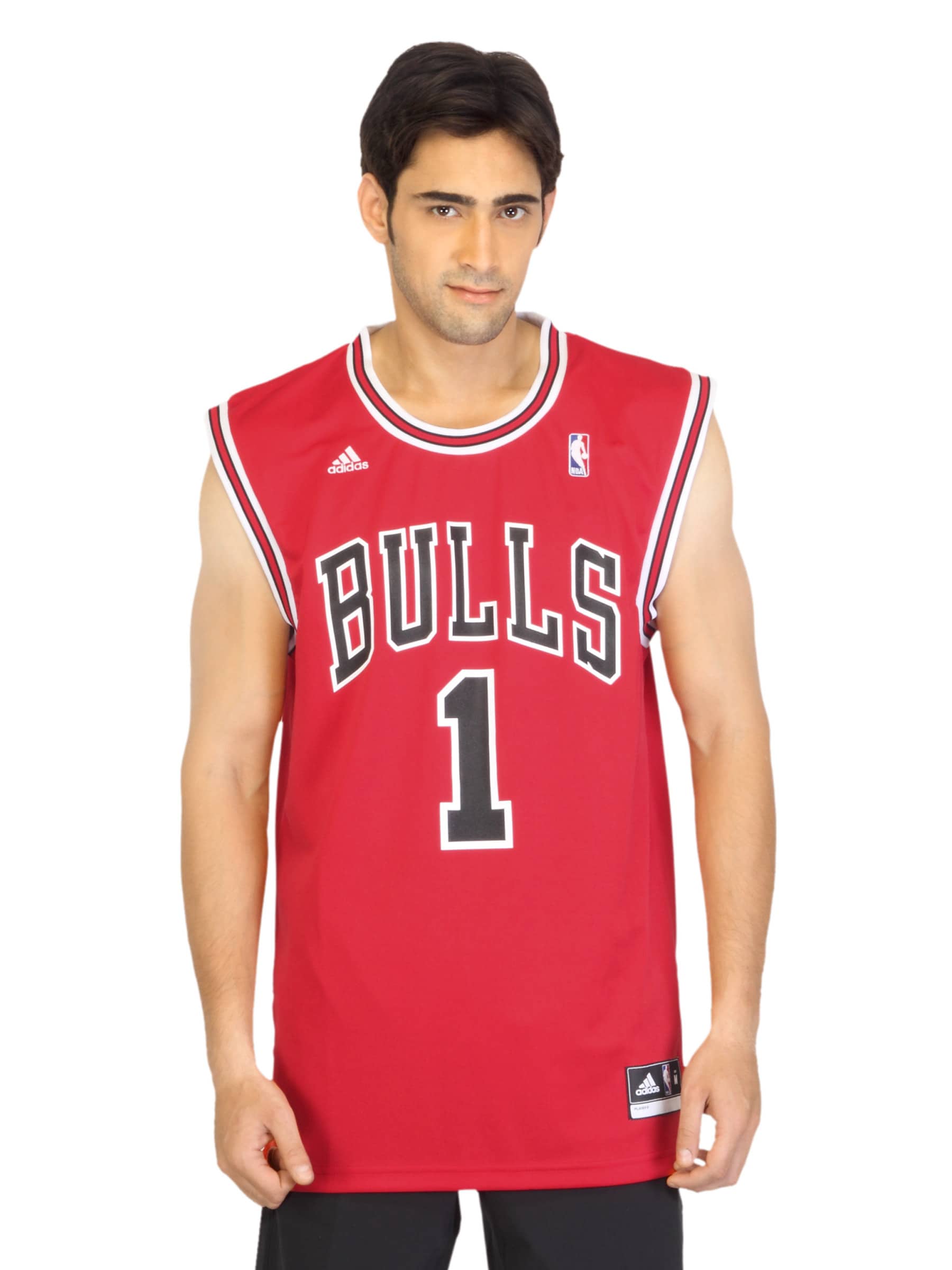 ADIDAS Men Chicago Bulls NBA Red Jersey
