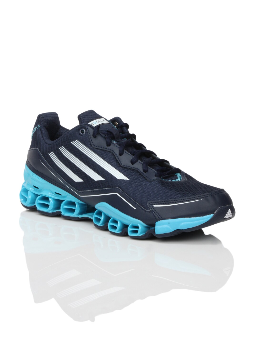 ADIDAS Men Bounce Trainer Navy Blue Sports Shoes