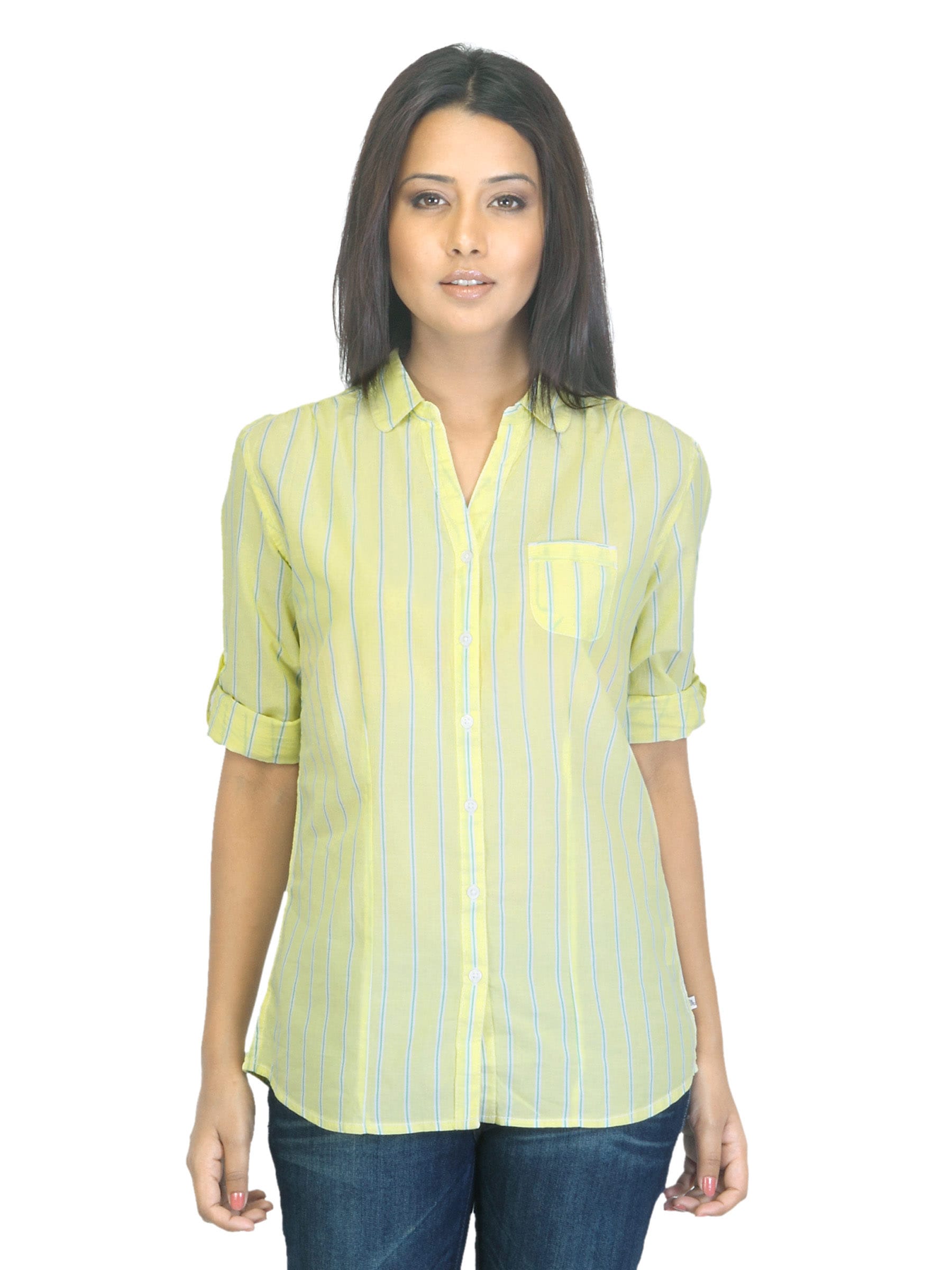 Wrangler Women Stella Yellow Shirt