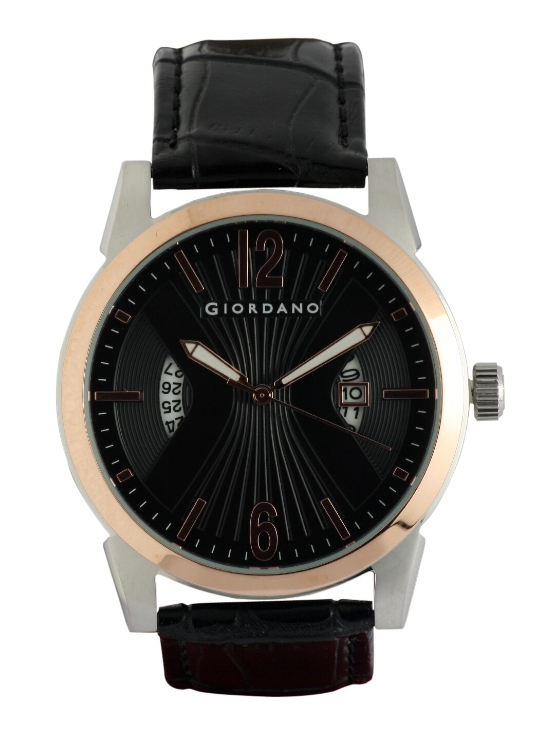 Giordano Men Black Dial Watch