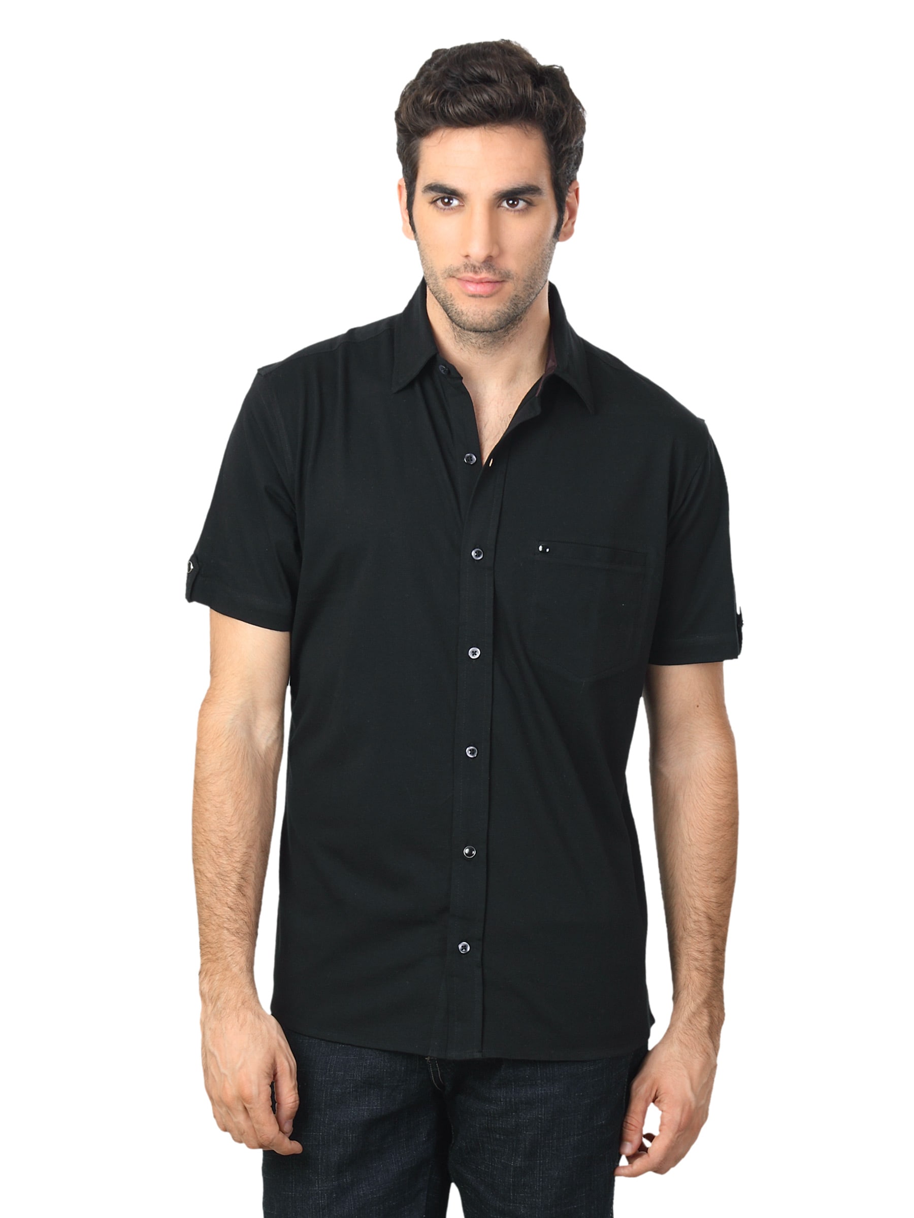 Indigo Nation Men Black Shirt