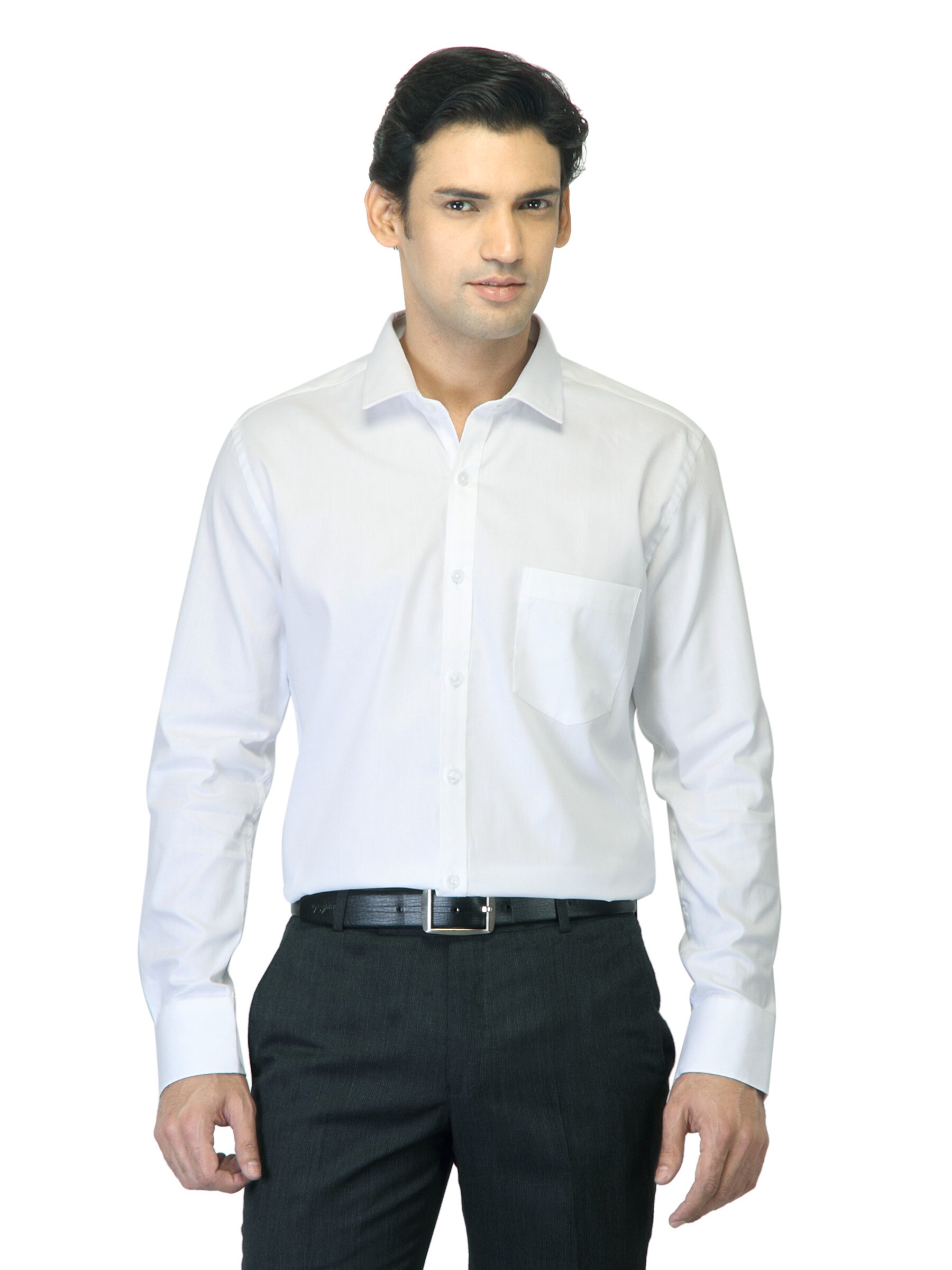 John Miller Men White Shirt