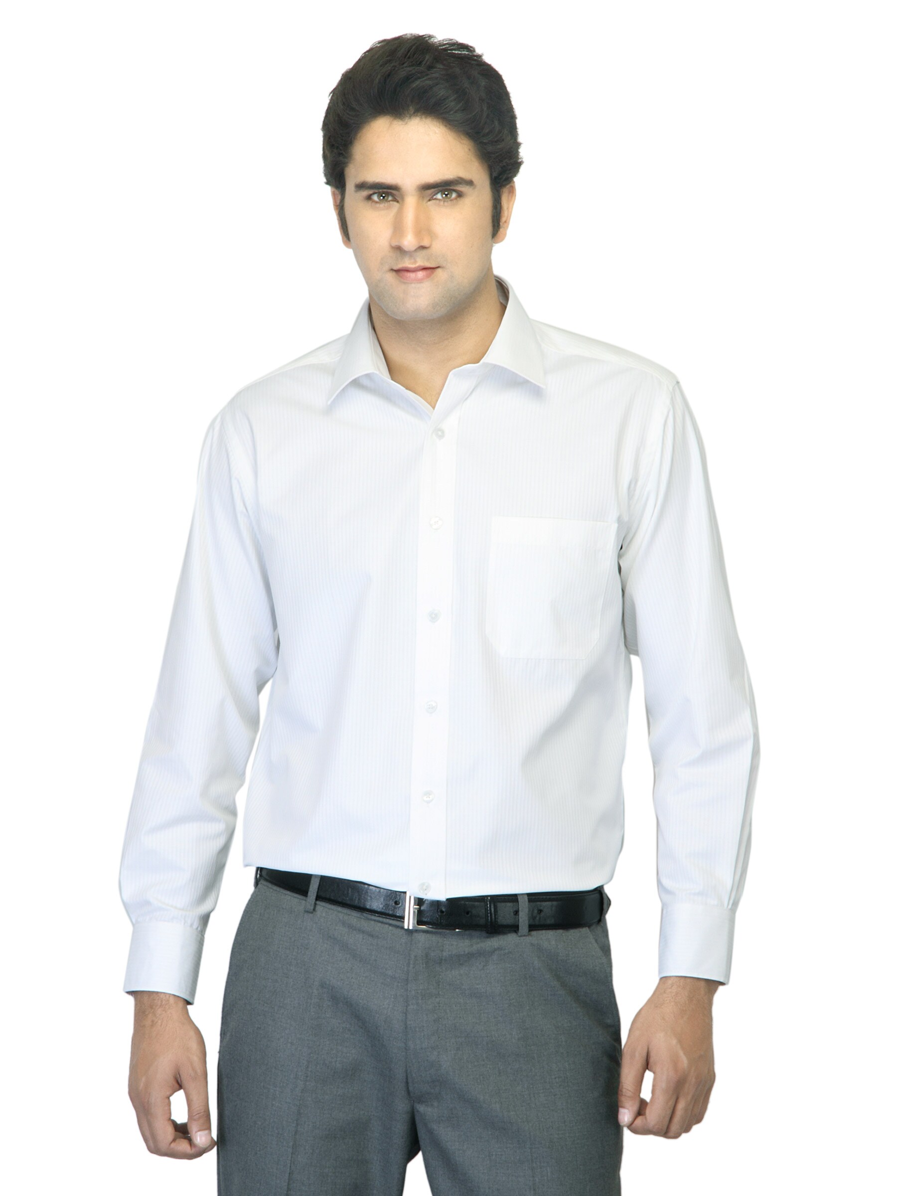 John Miller Men White Shirt