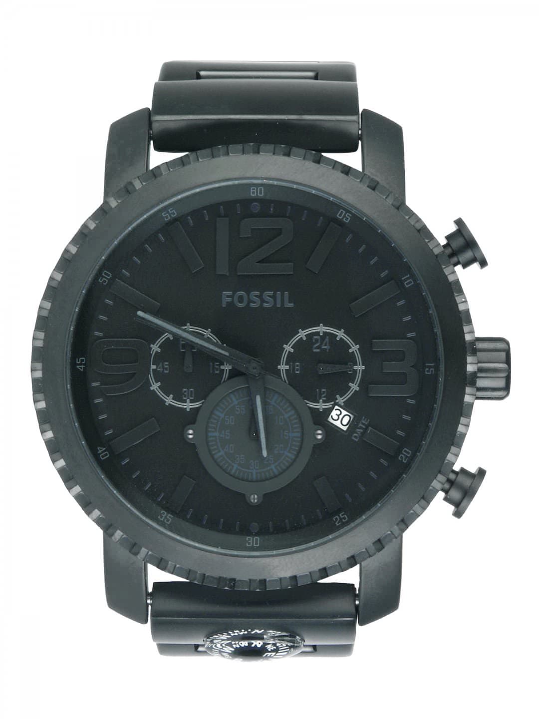 Fossil Men Quartz Black Dial Chronograph Watch JR1303