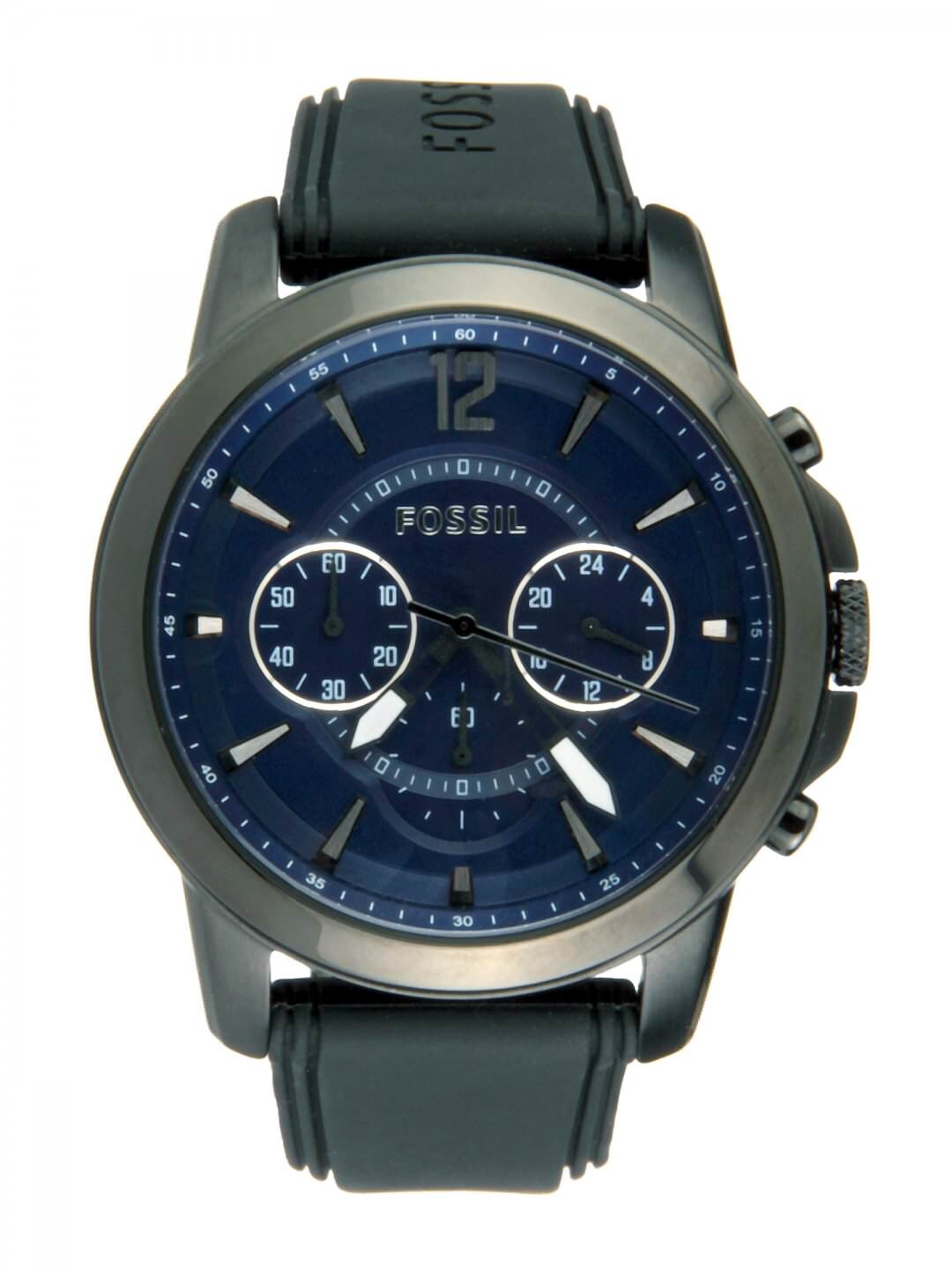 Fossil Men Quartz Blue Dial Chronograph Watch FS4609