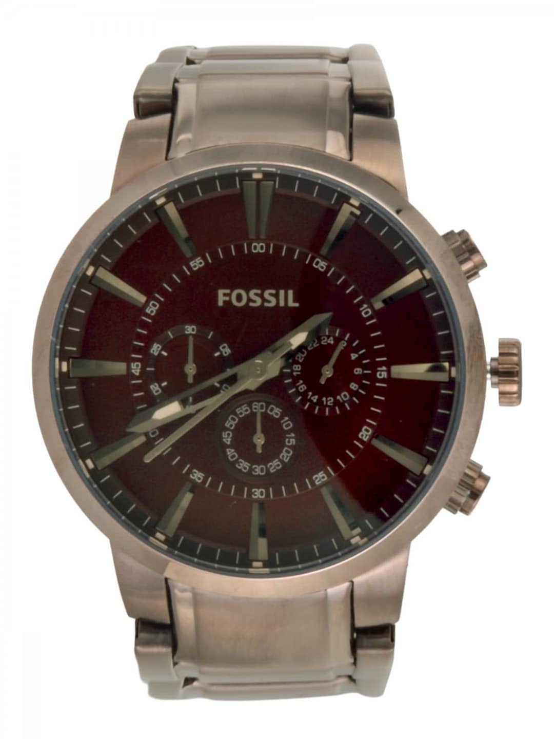 Fossil Men Brown Dial Chronograph Watch FS4357