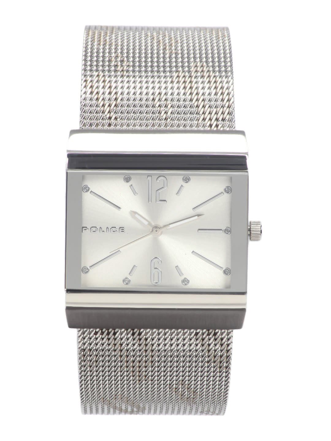 Police Women Silver-Toned Dial Watch PL10813BS-04M