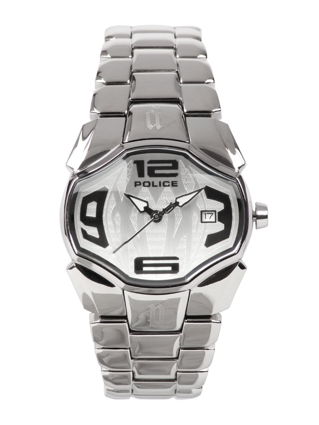 Police Women Silver-Toned Dial Watch PL12896BS