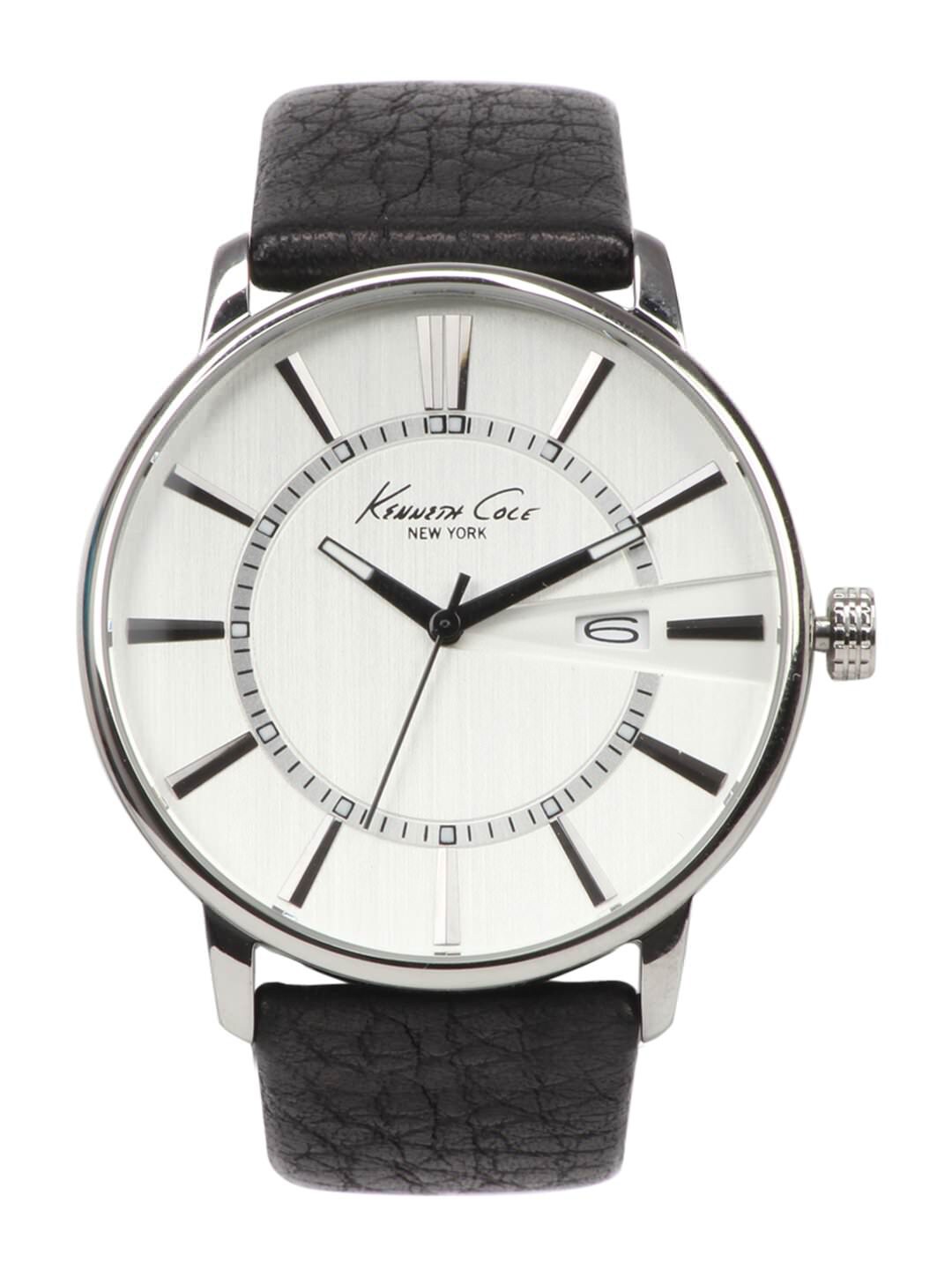 Kenneth Cole Men Silver Dial Watch