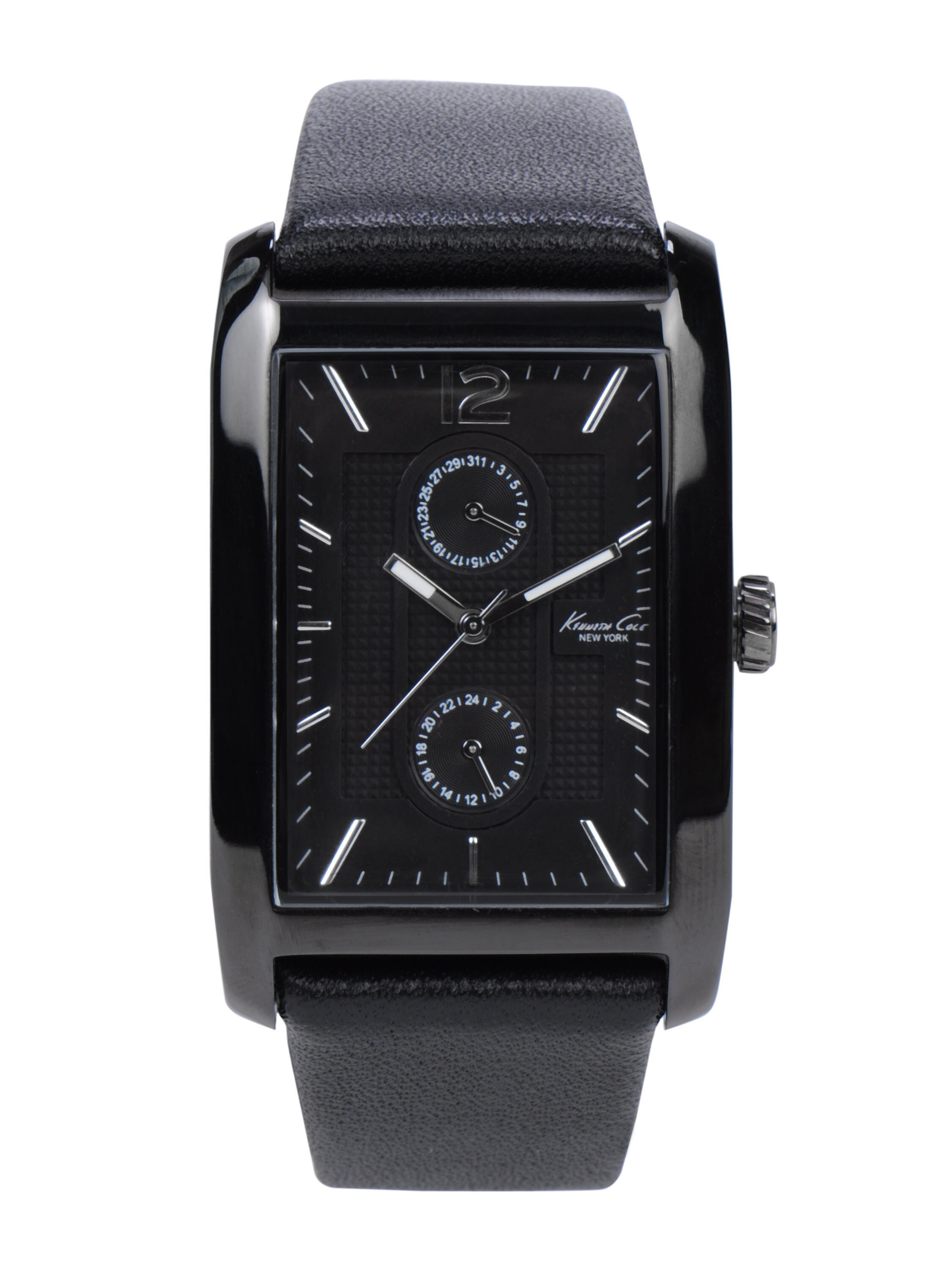 Kenneth Cole Men Black Dial Chronograph Watch