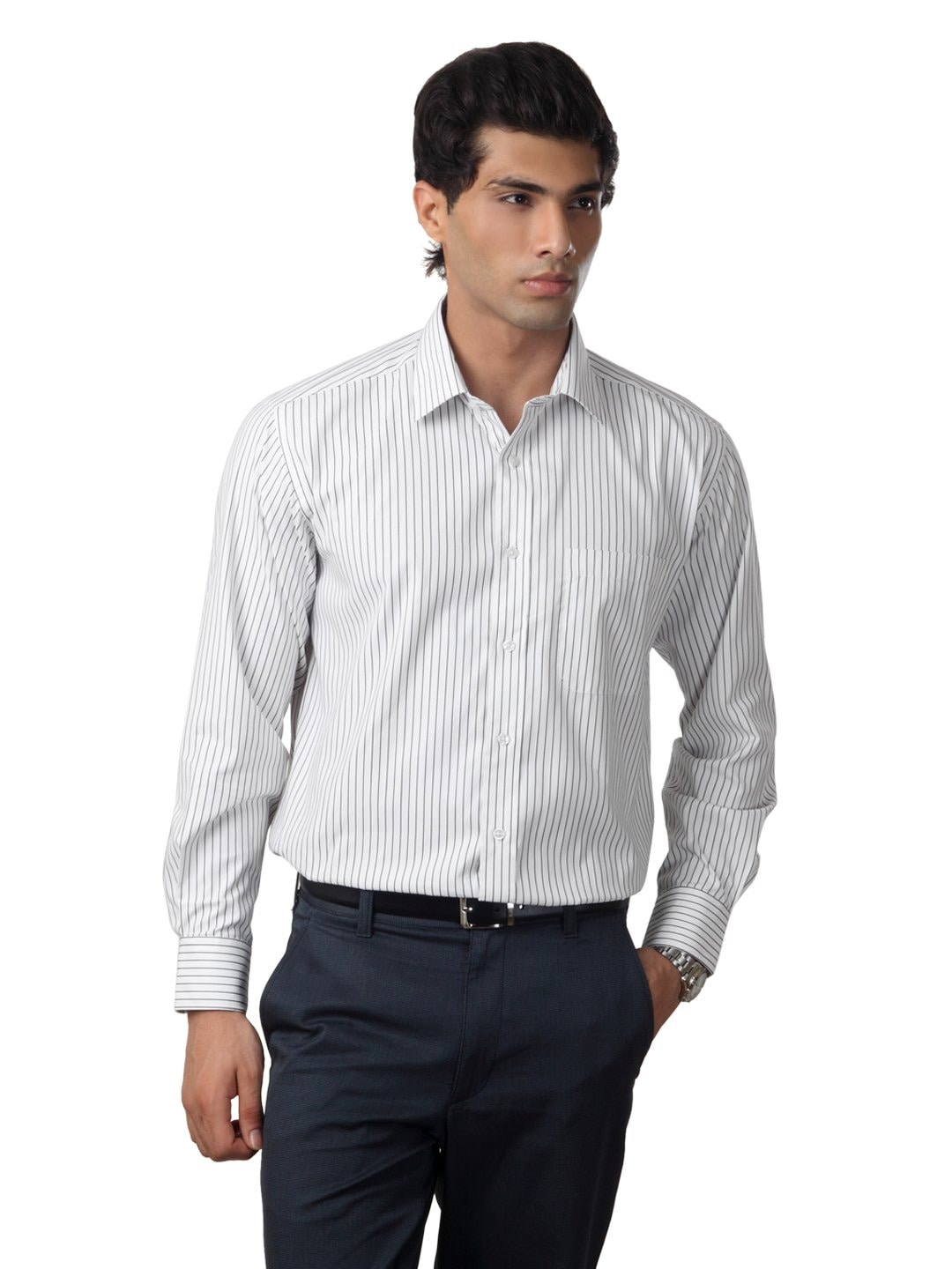 John Miller Men White Shirt