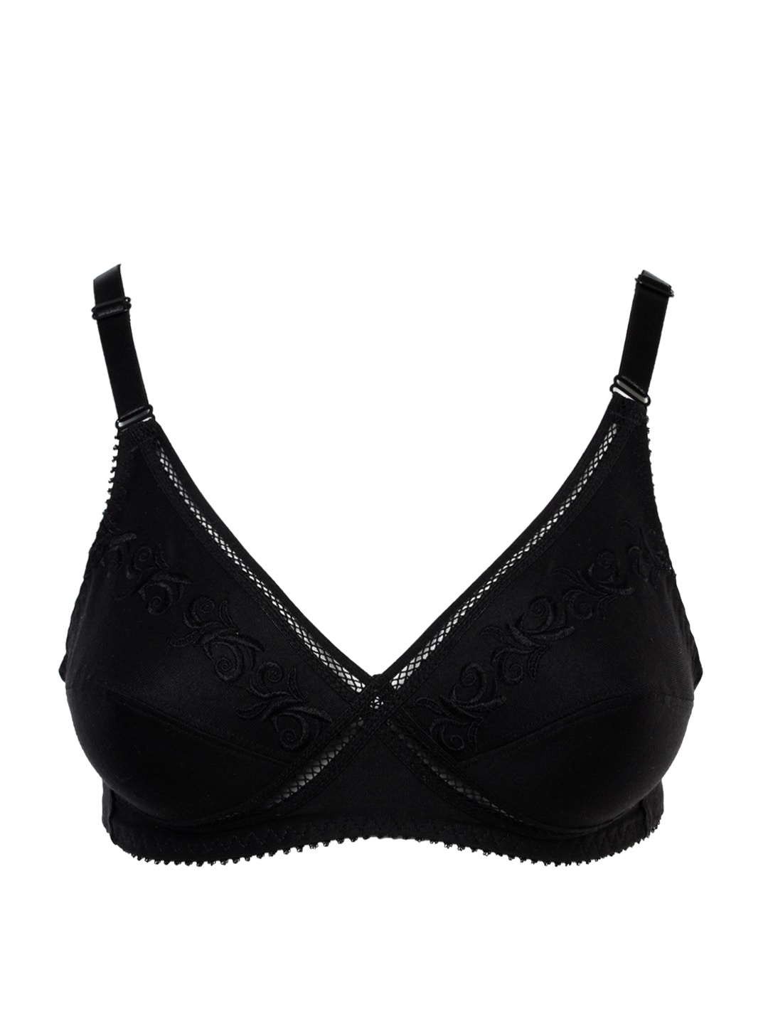 Lovable Black All Day Long Bra L0296