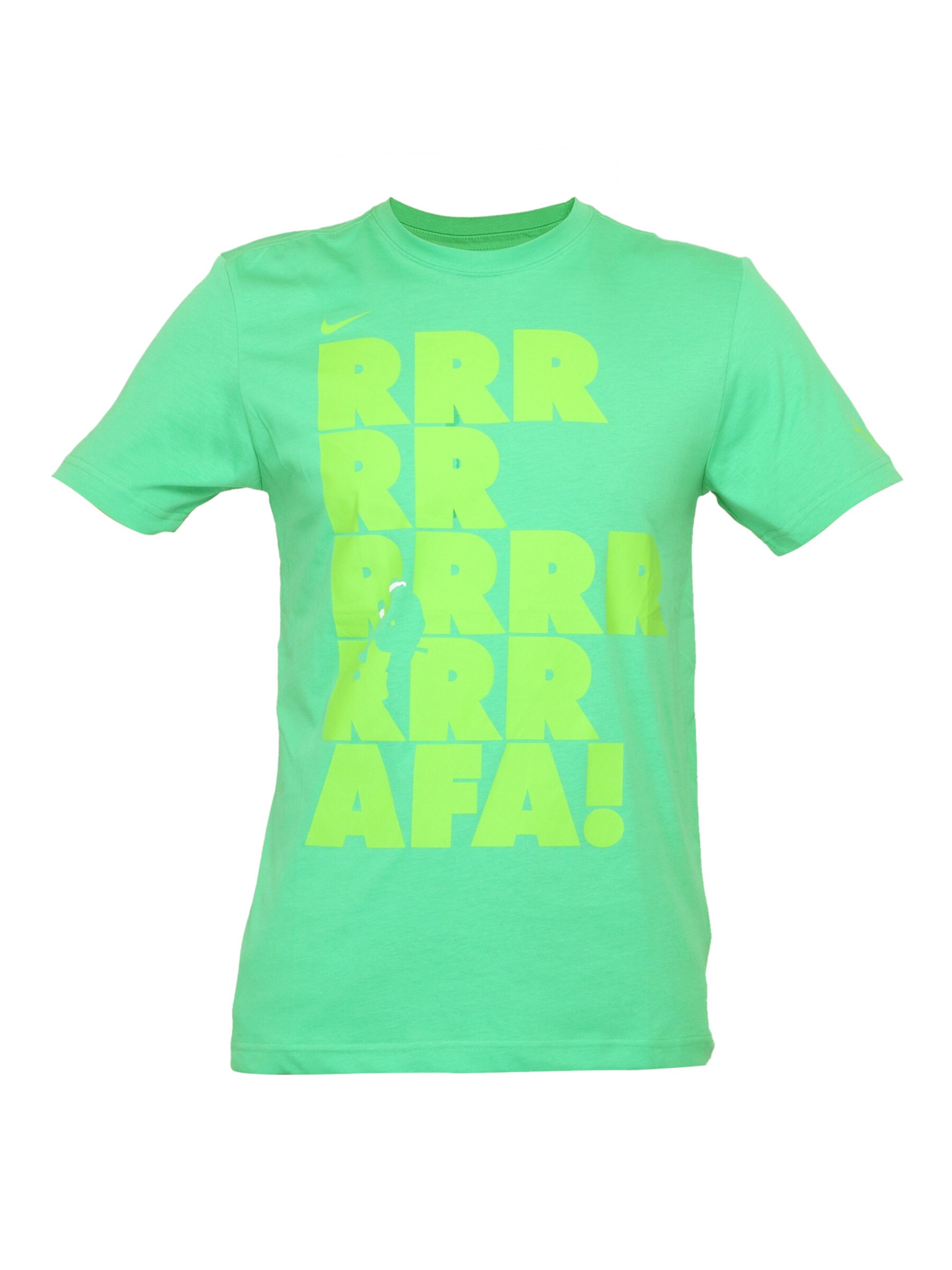 Nike Men Printed Green T-shirt