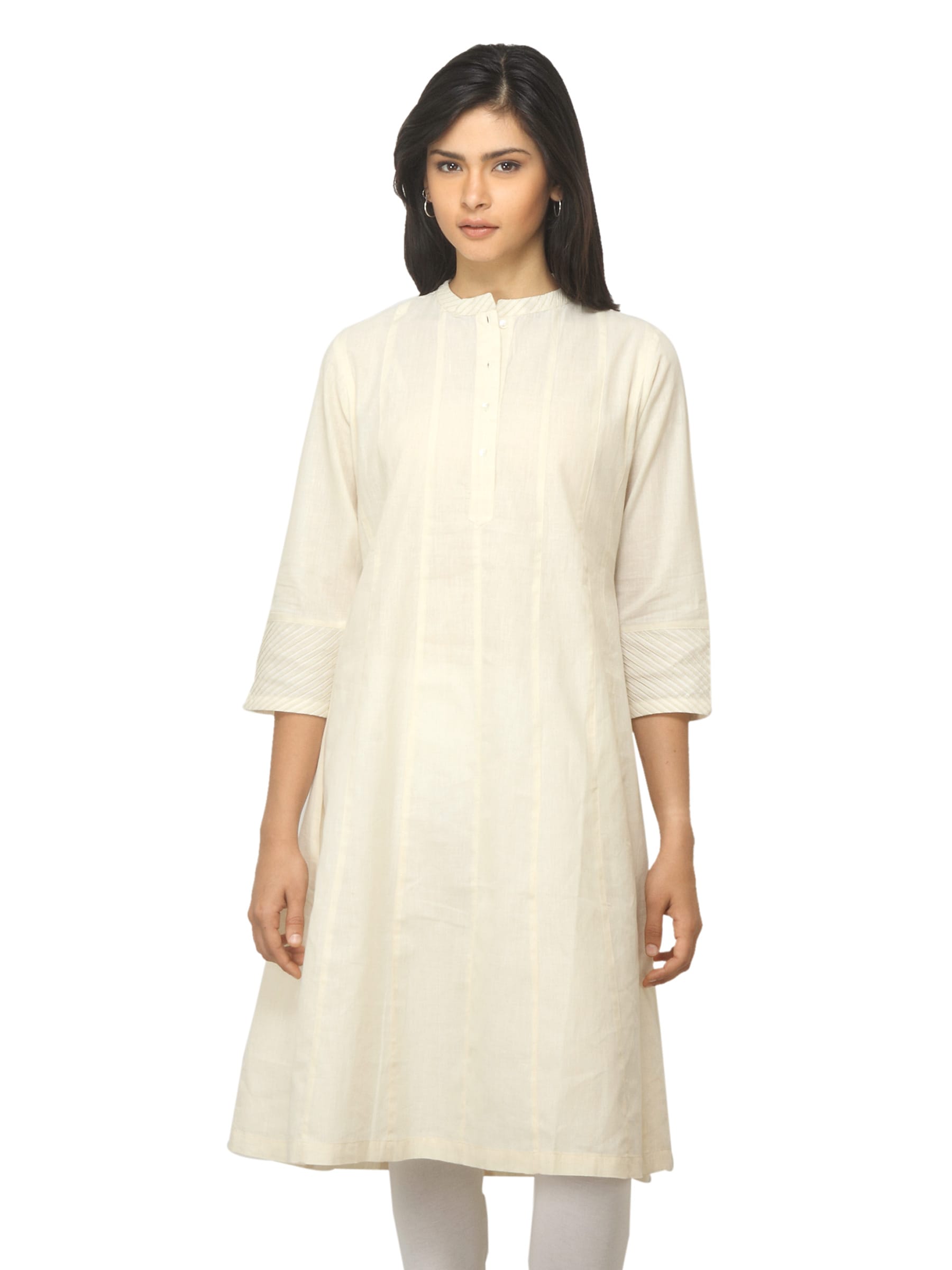 Fabindia Women Beige Kurta