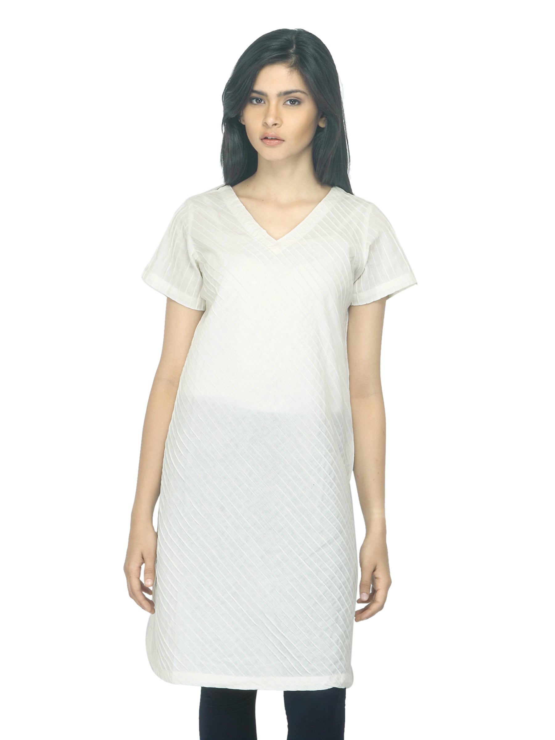 Fabindia Women Off White Kurta