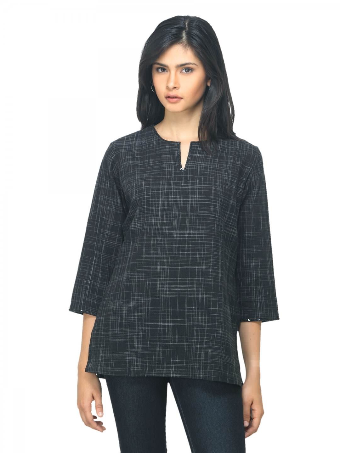 Fabindia Women Black Kurti