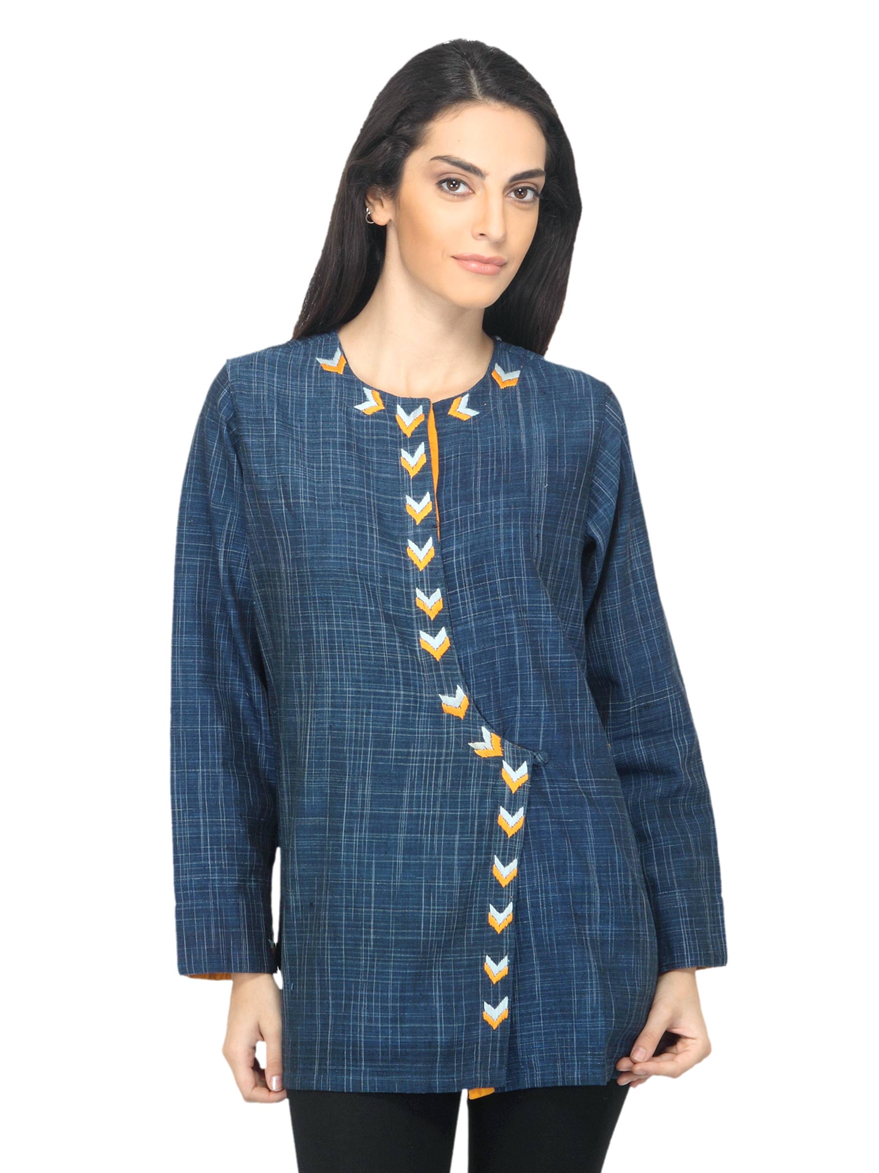 Fabindia Women Blue Kurti