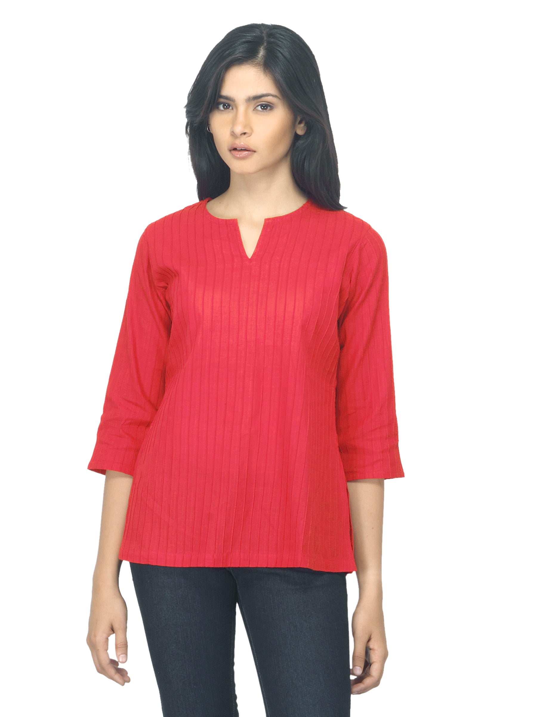 Fabindia Women Red Kurti