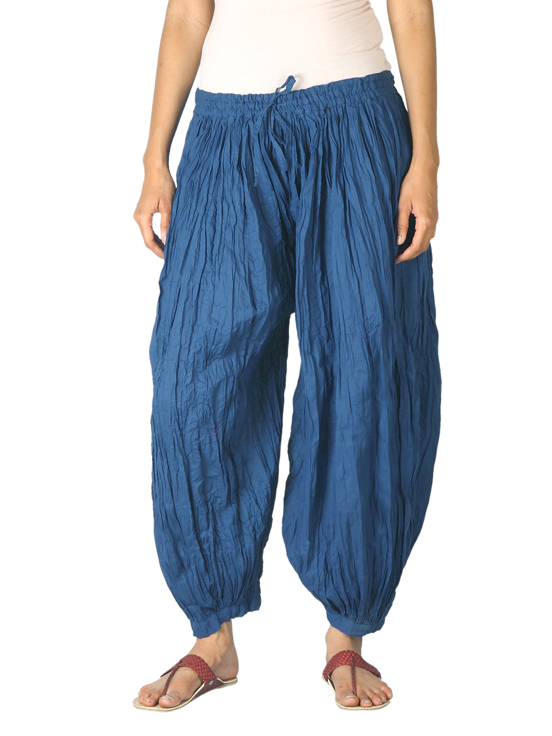 Fabindia Women Blue Harem Pants