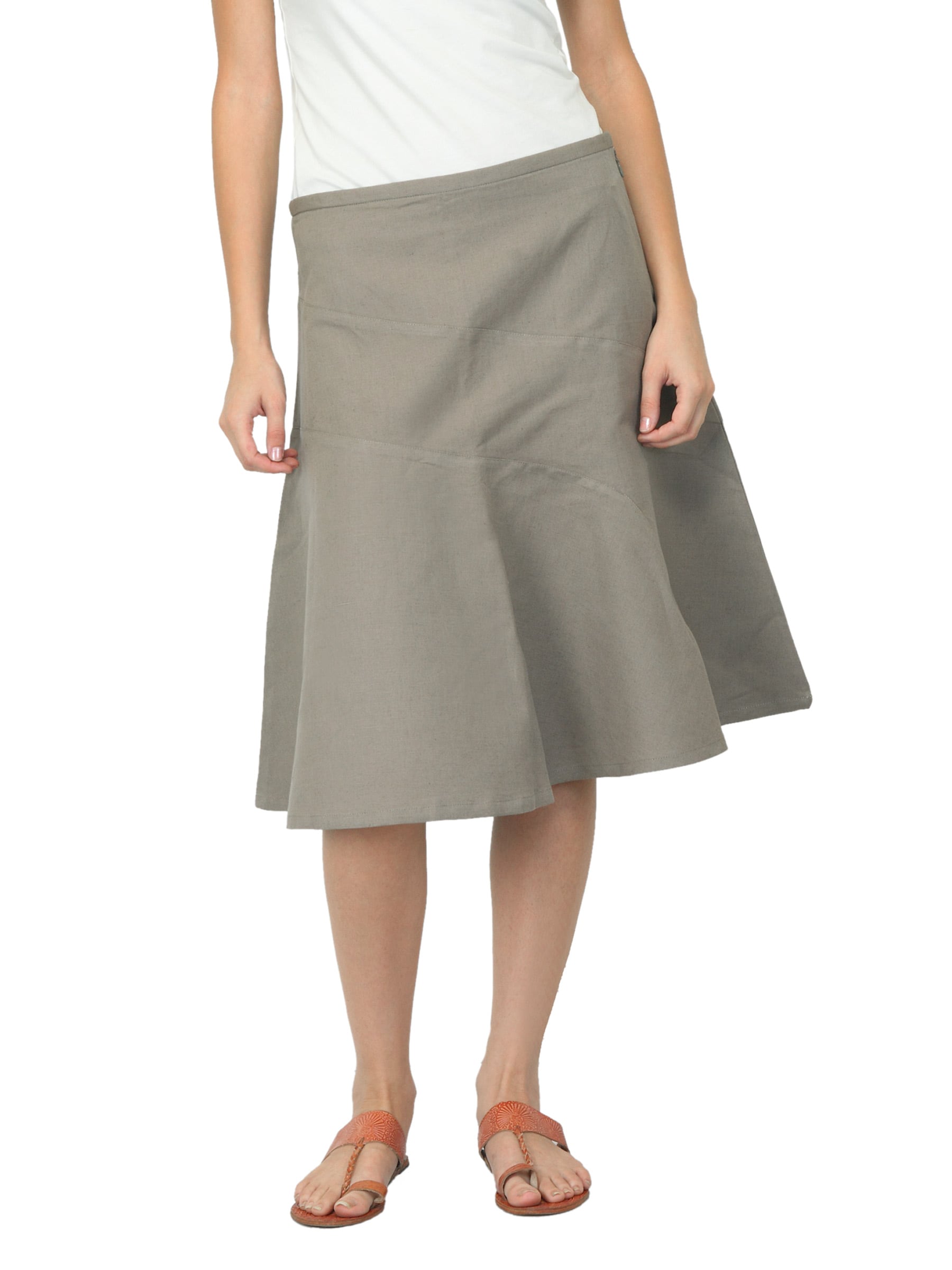 Fabindia Women Grey Skirt