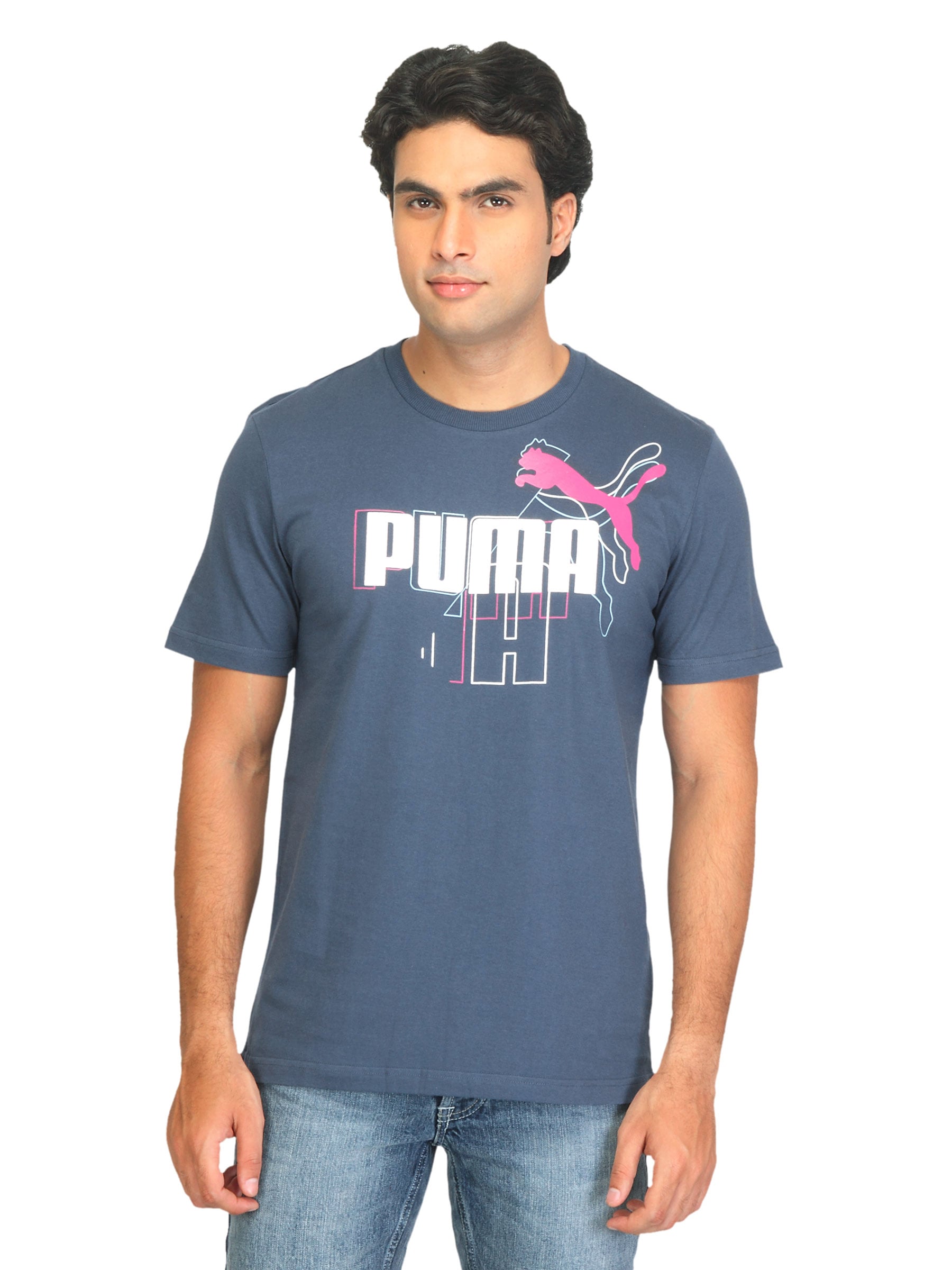 Puma Men Drone Blue T-shirt