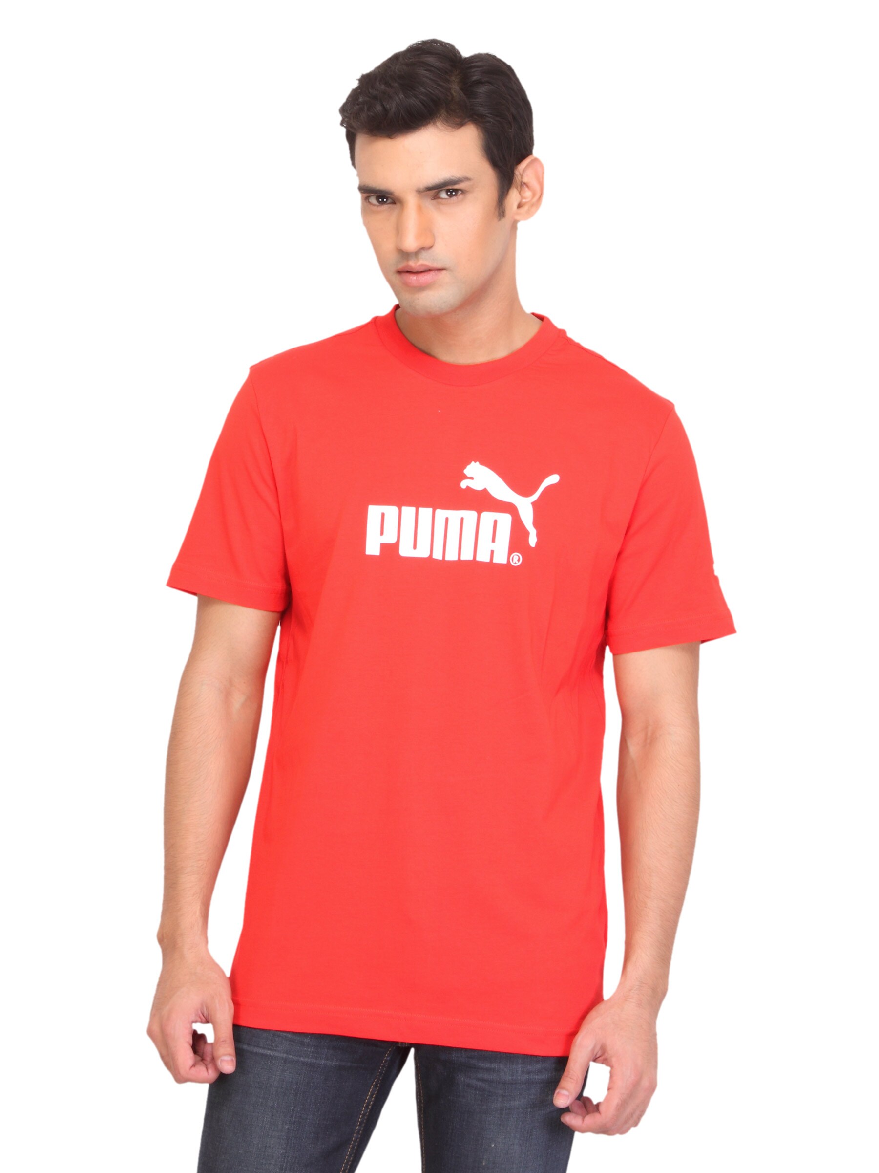 Puma Men Hamburg Graphic Red T-shirt