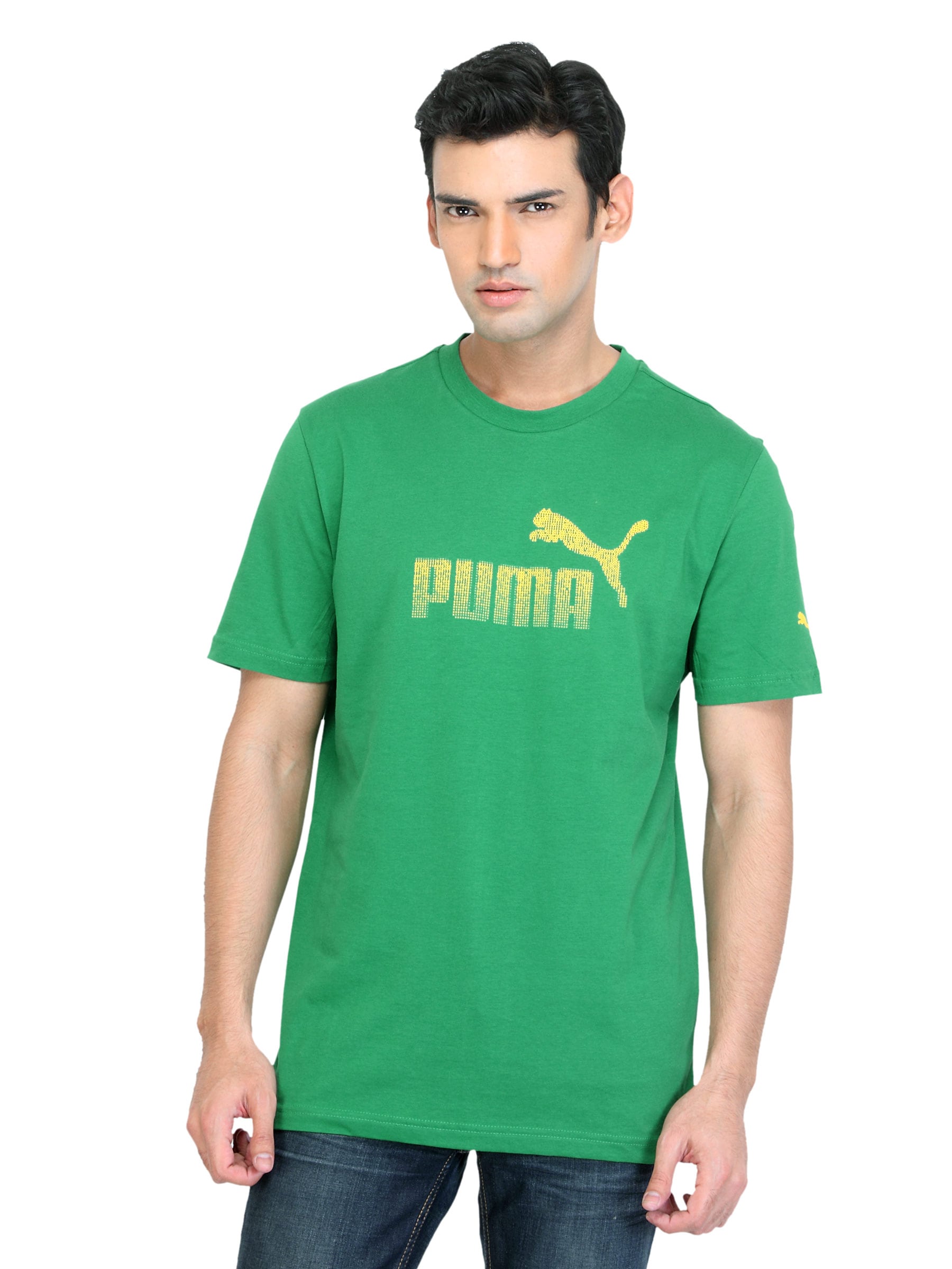 Puma Men Bonn Graphic Green T-shirt