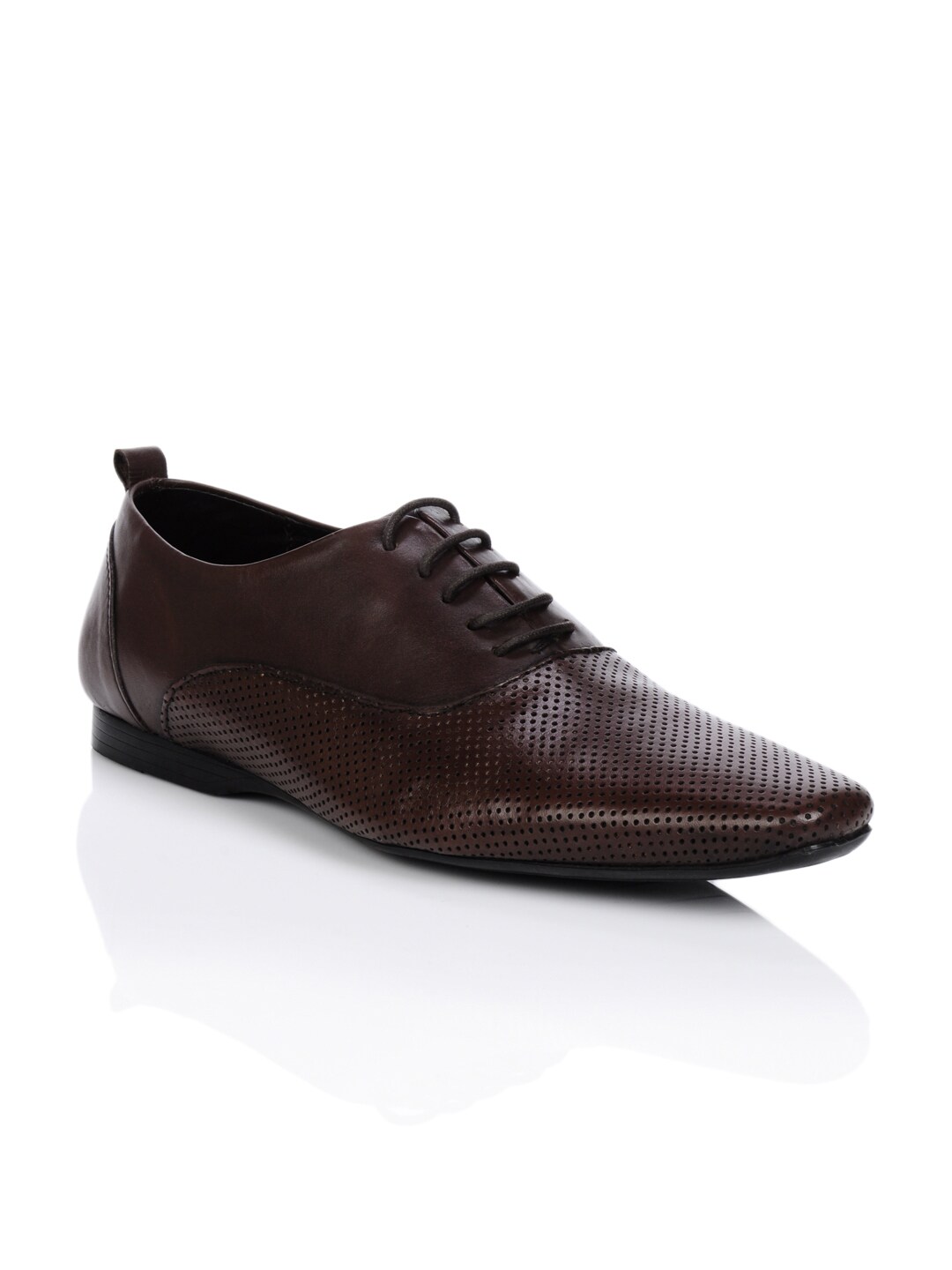 Franco Leone Men Brown Formal Shoes