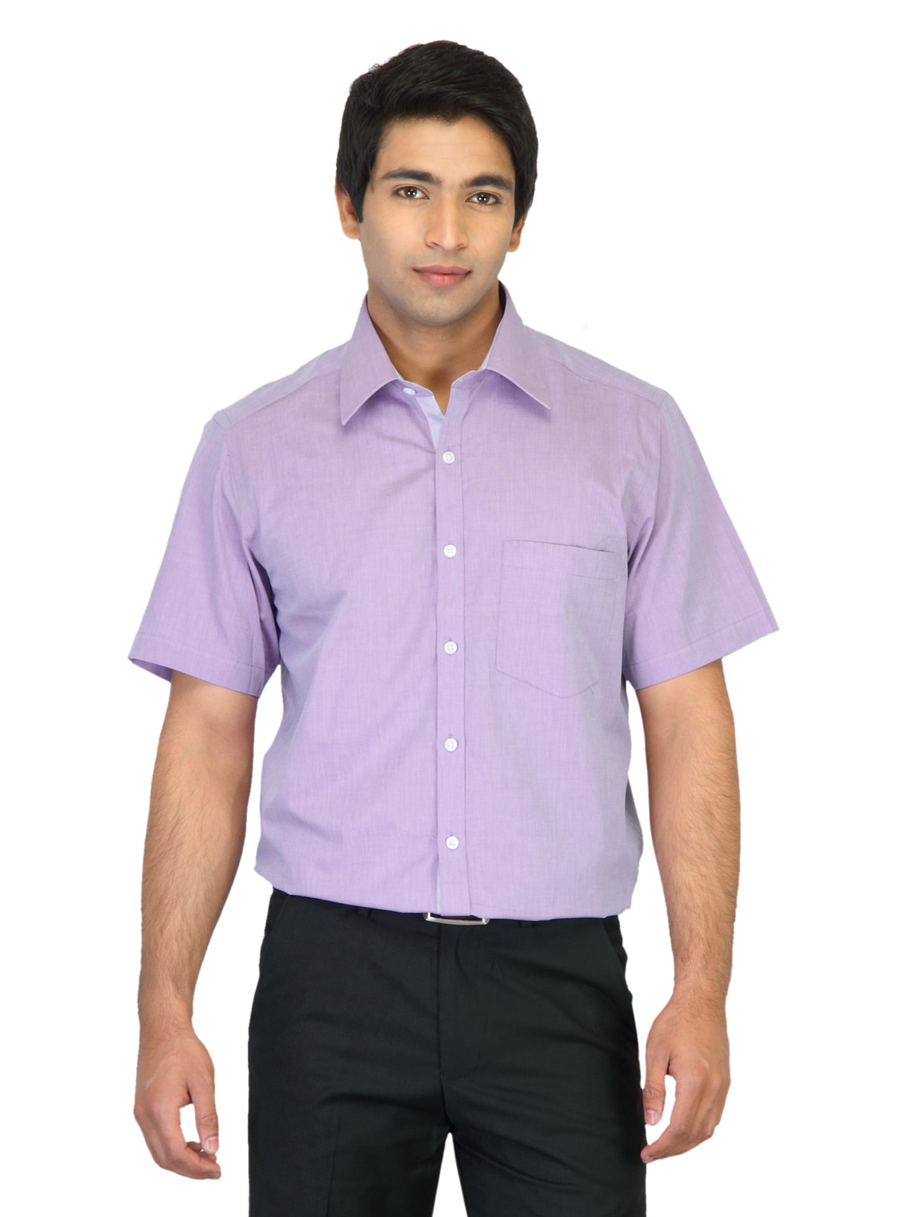 Indigo Nation Men Purple Shirt