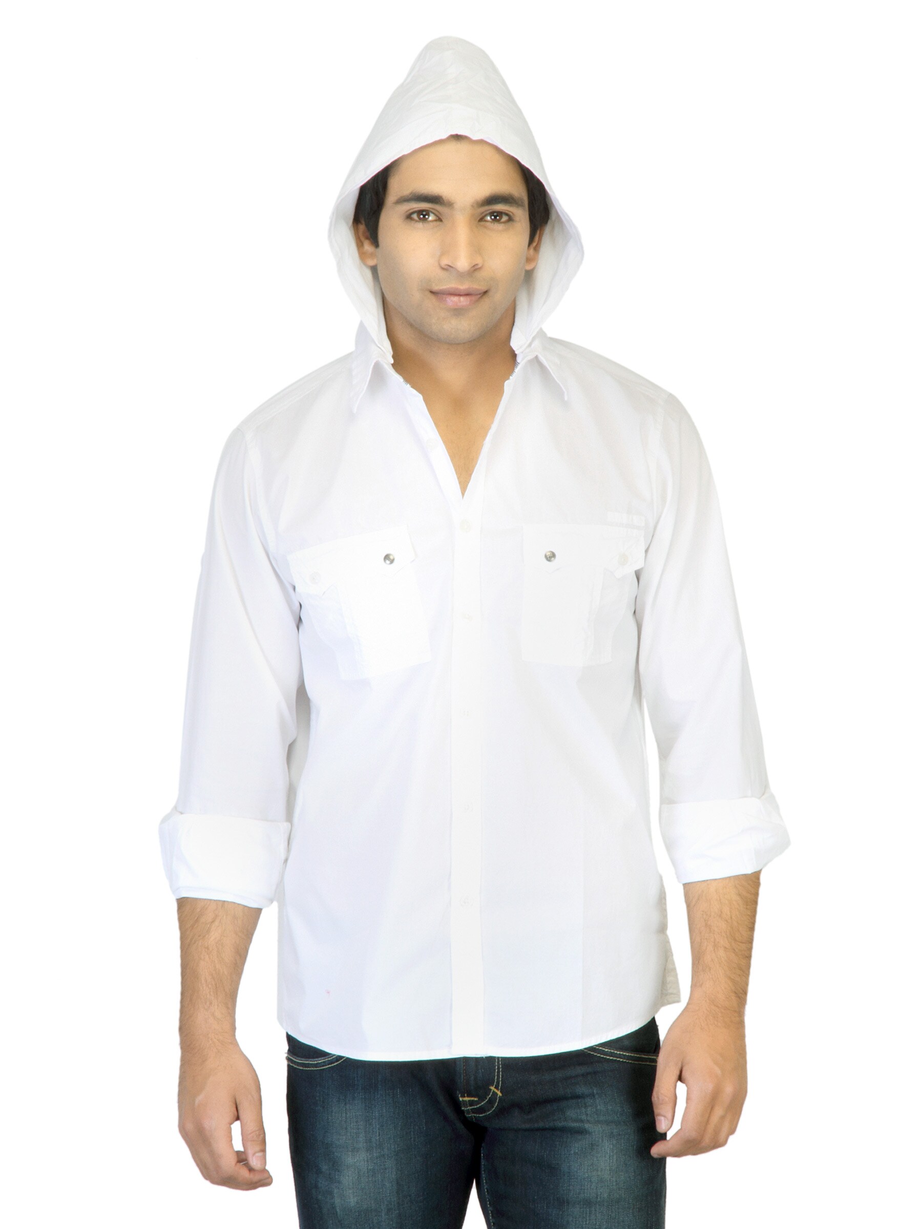 Indigo Nation Men White Shirt