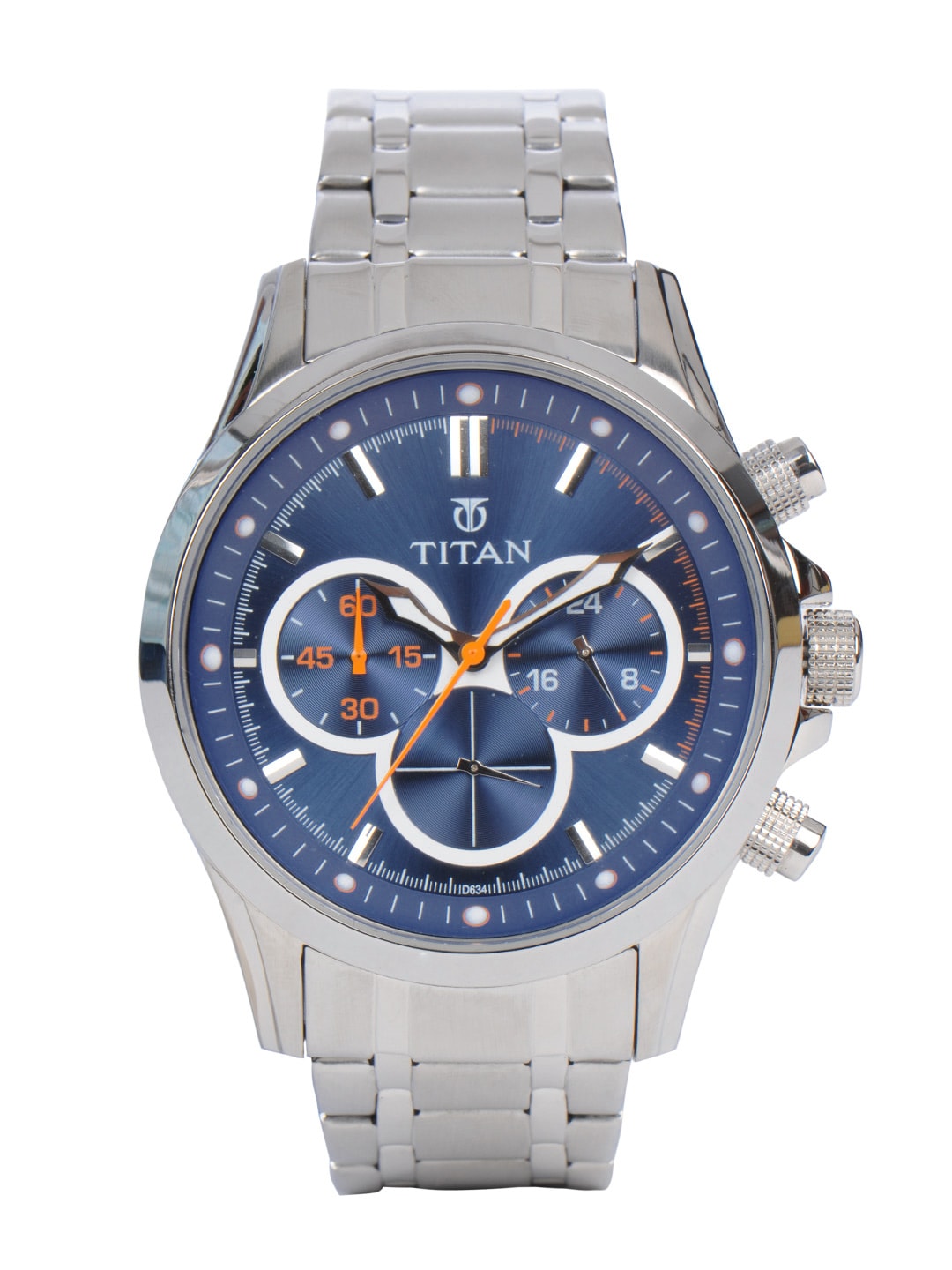 Titan Men Chronograph Blue Dial Watch