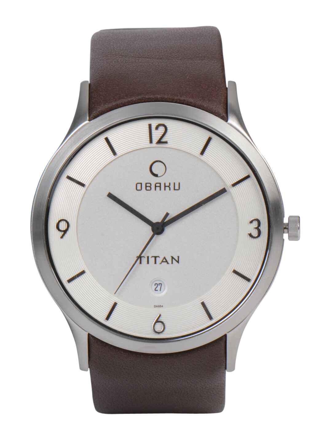 Titan Men White Dial Watch