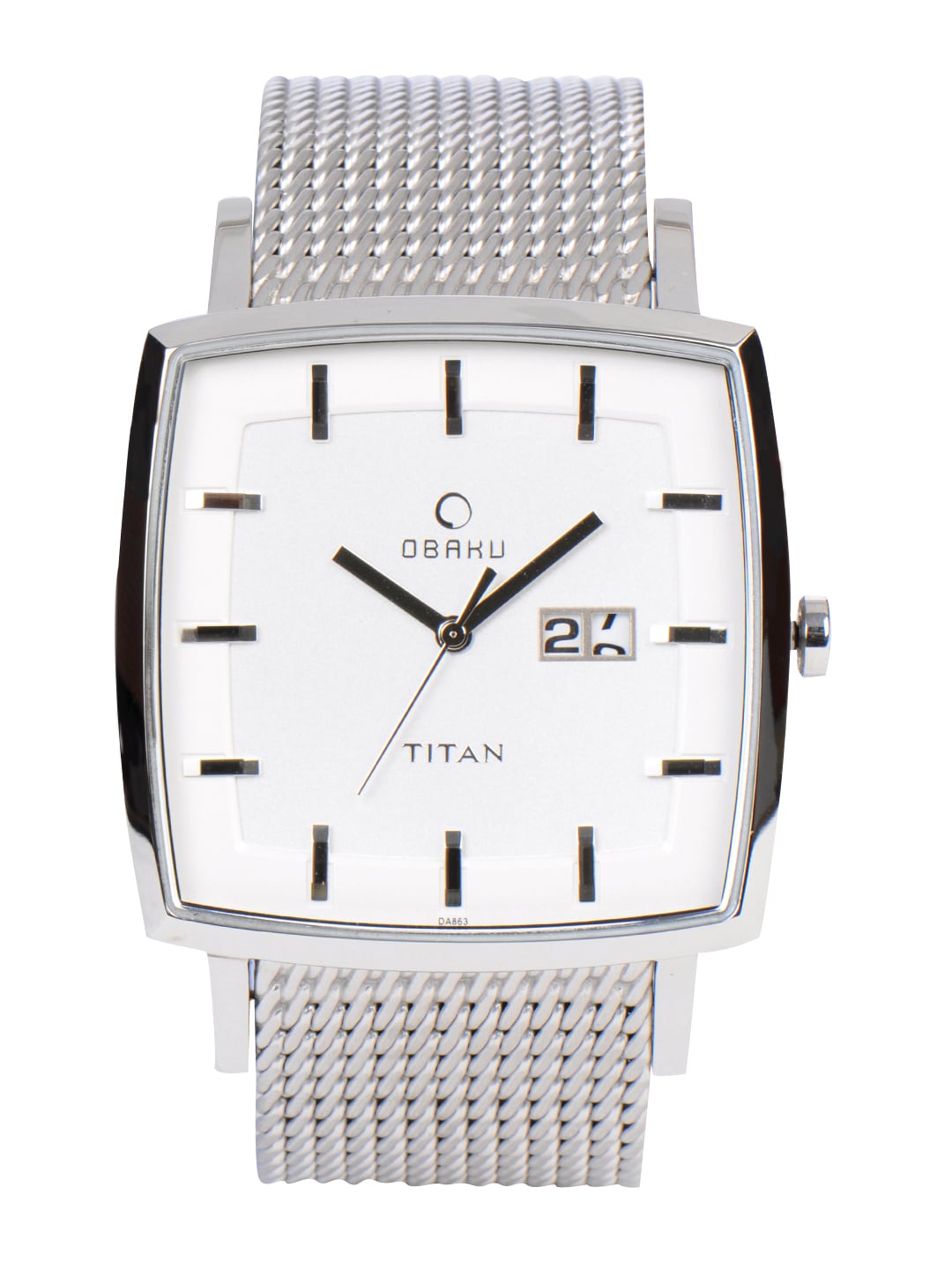 Titan Men Silver Dial Watch