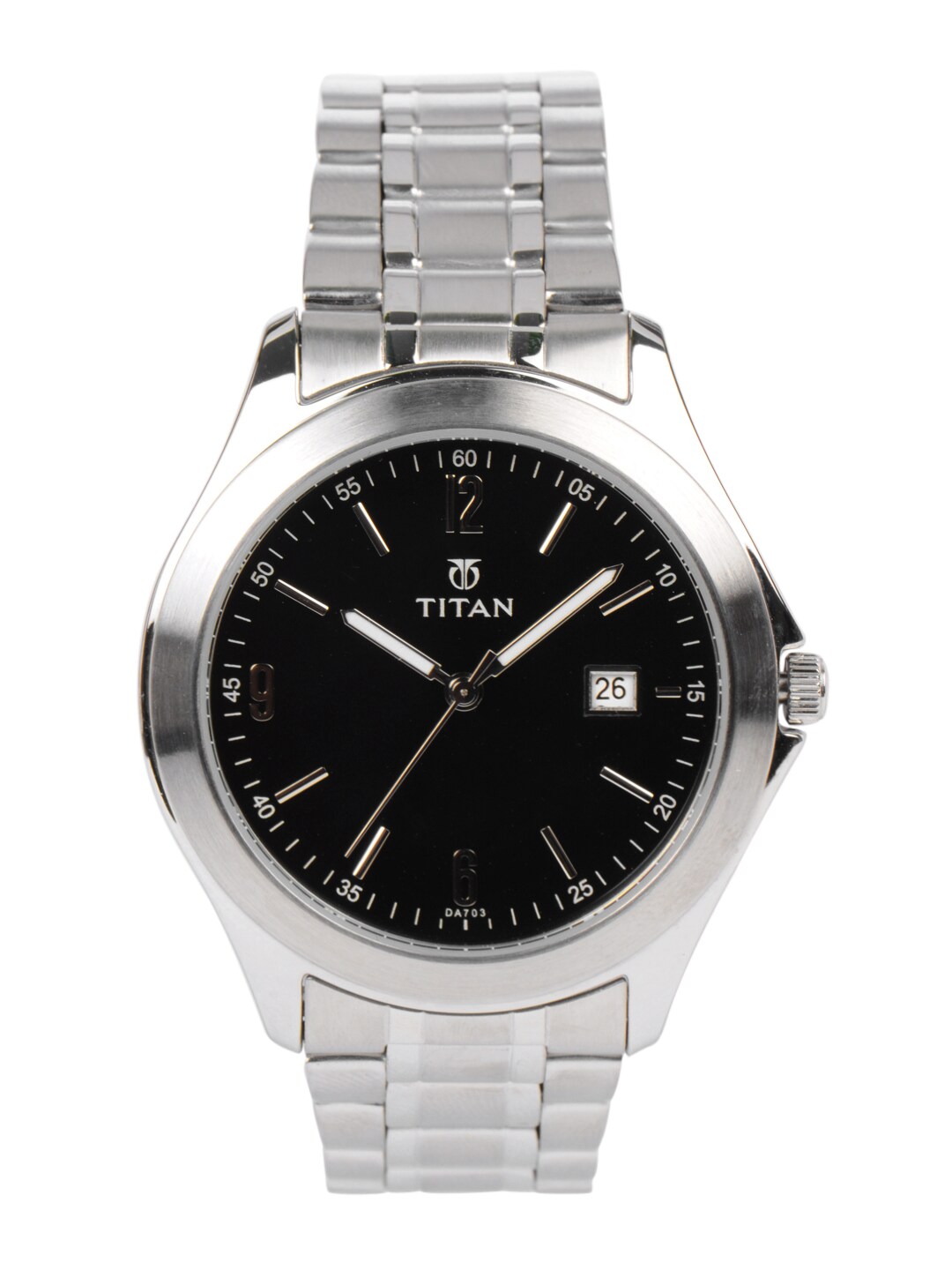 Titan Men Black Dial Watch