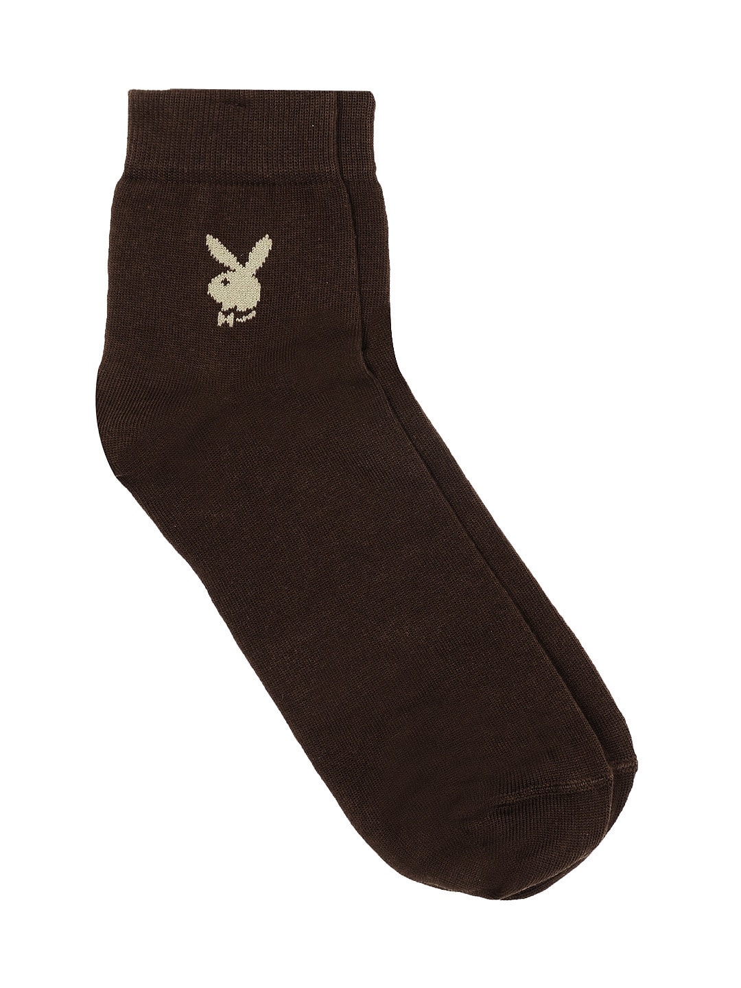 Playboy Men Brown Formal Socks