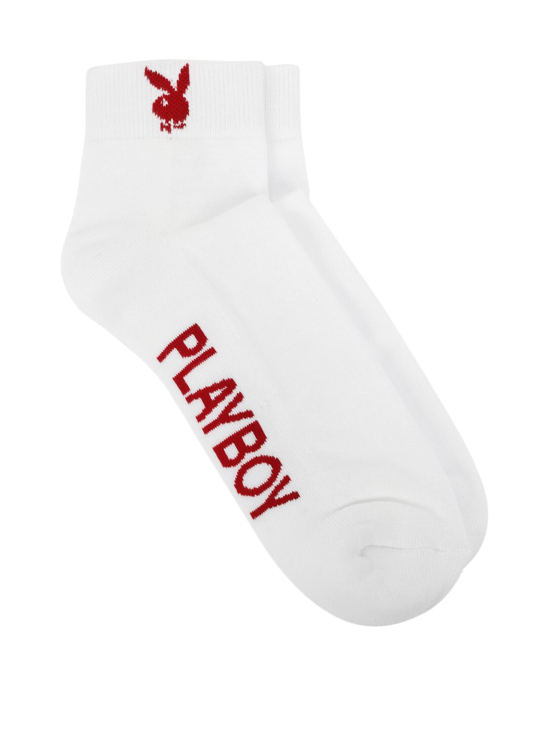 Playboy Men White Socks