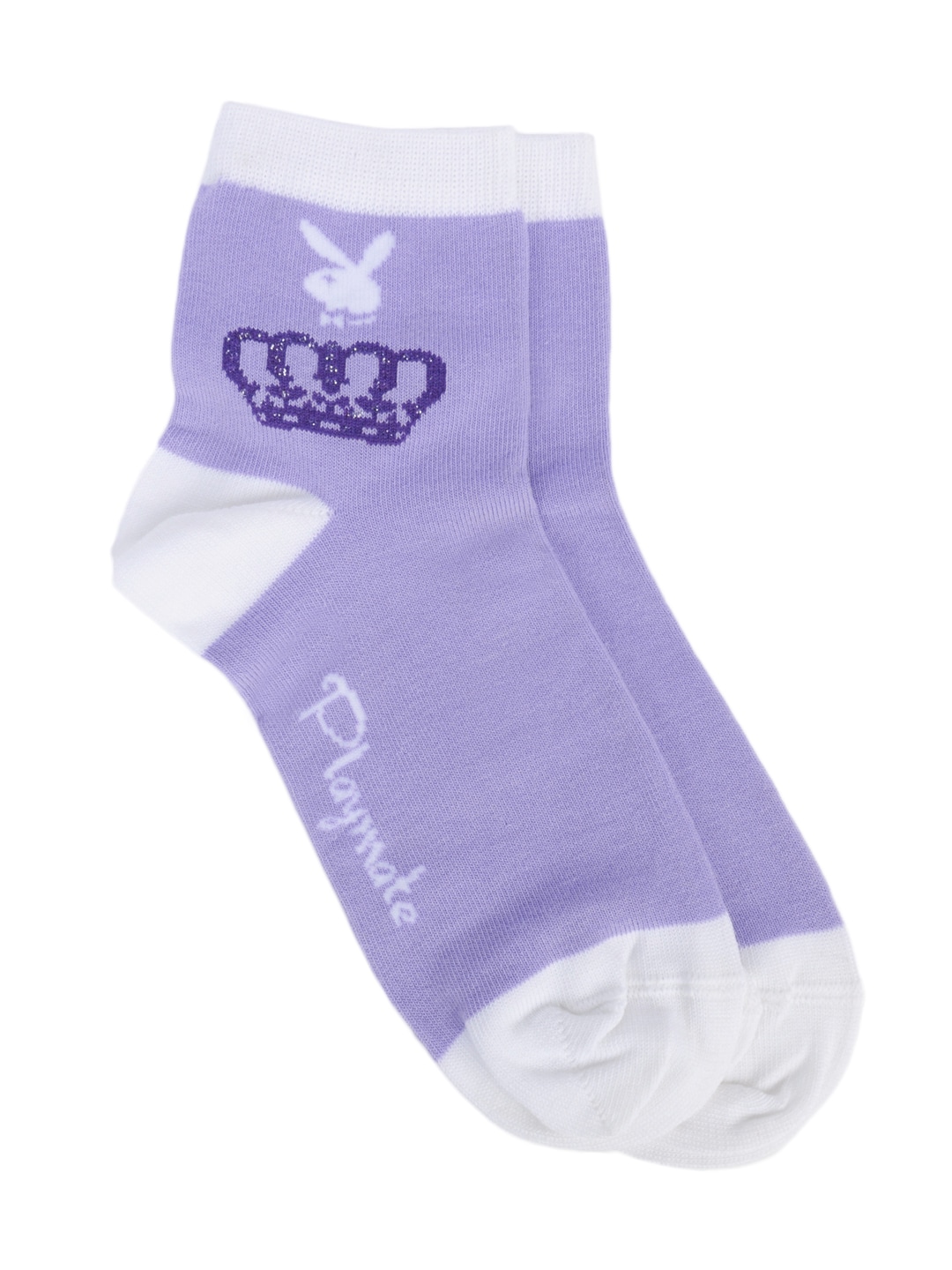 Playboy Women Playmate Lavender Ankle Socks