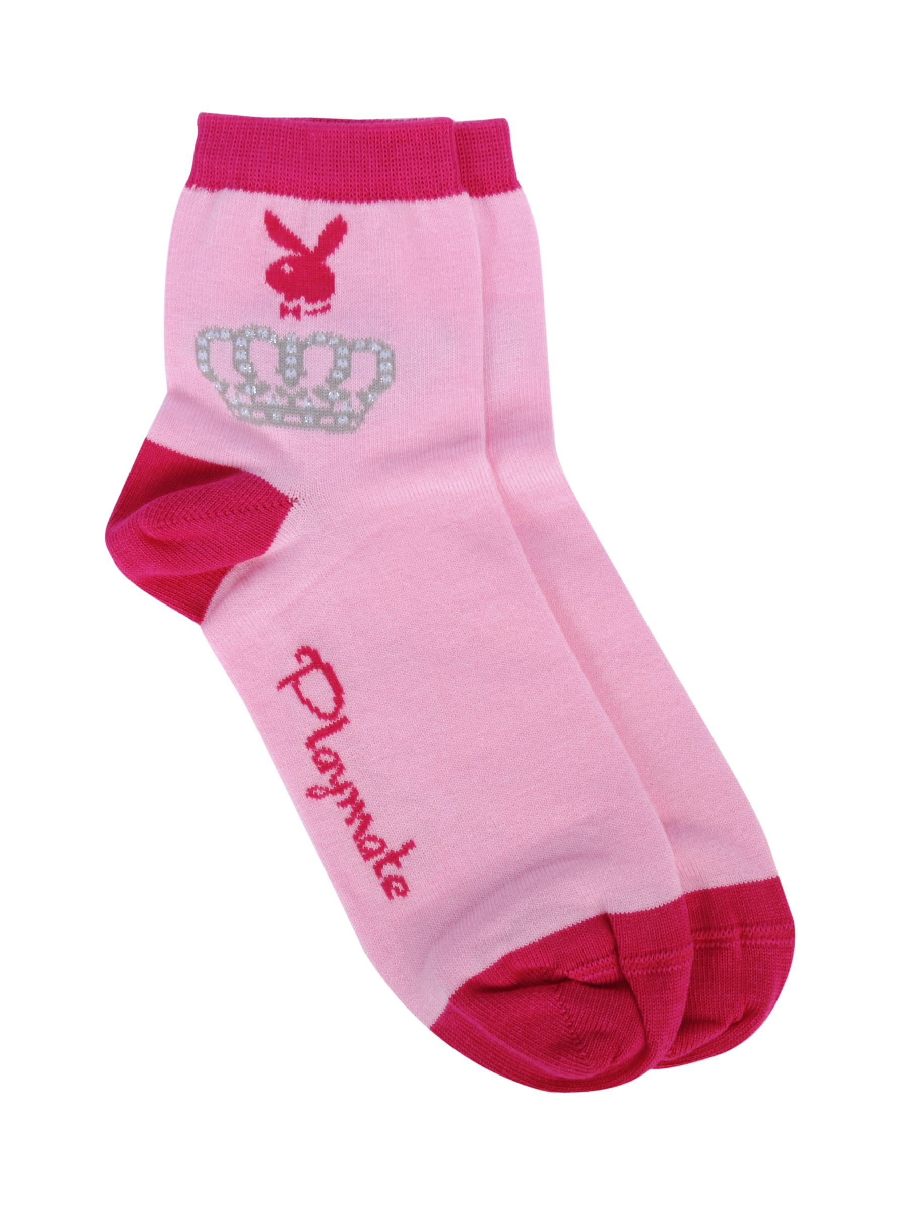 Playboy Women Playmate Pink Ankle Socks