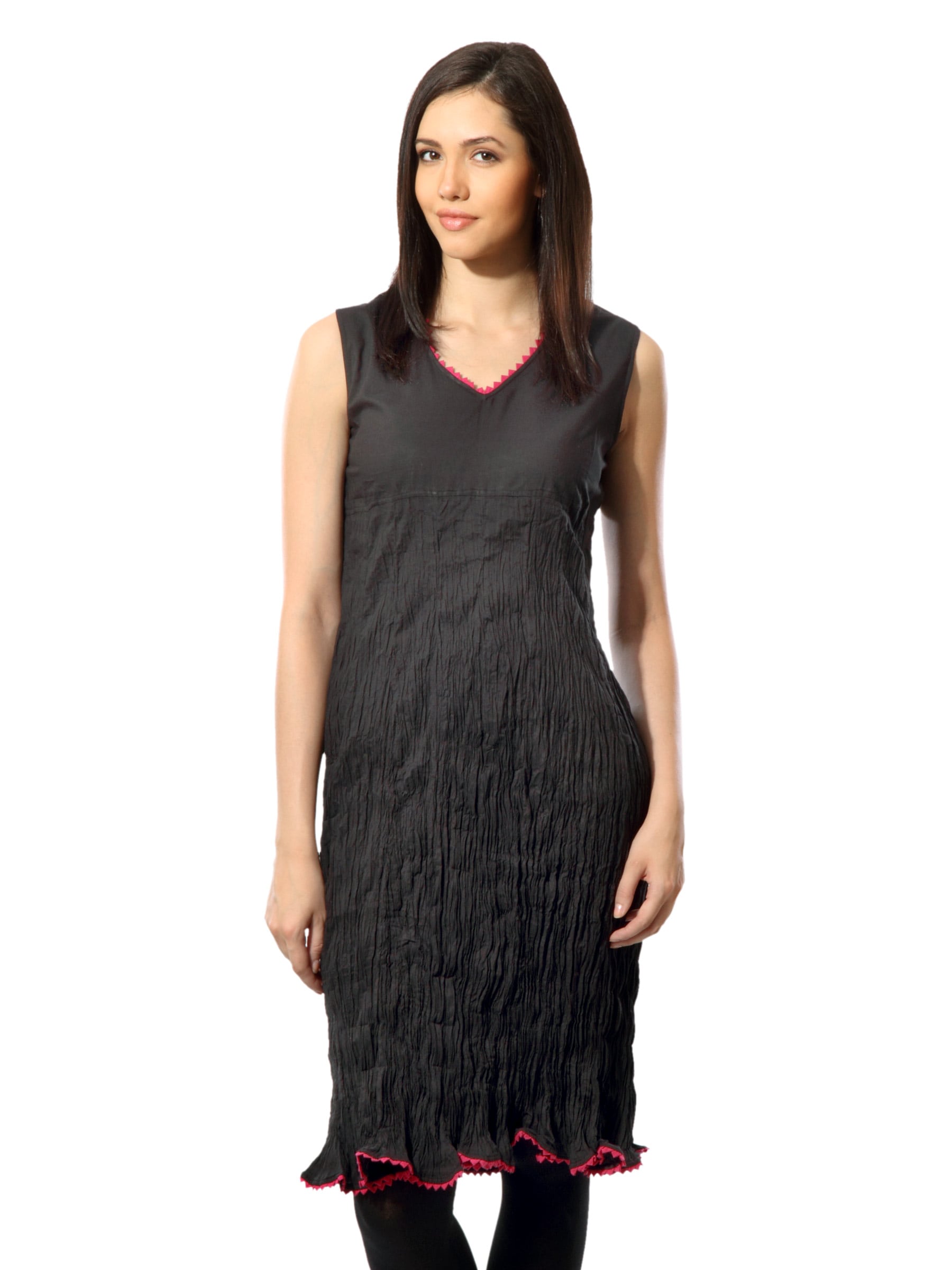 Fabindia Women Black Kurta