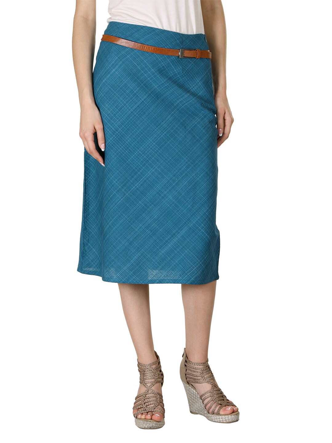 Fabindia Women Blue Skirts