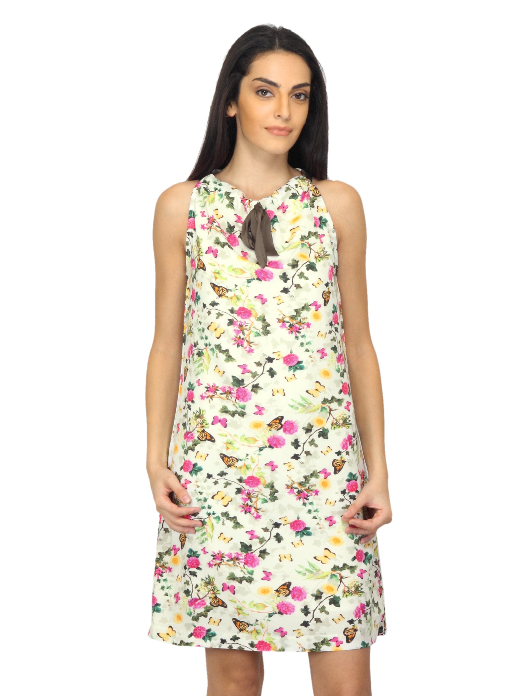 Arrow Woman Printed Multi Coloured Dress