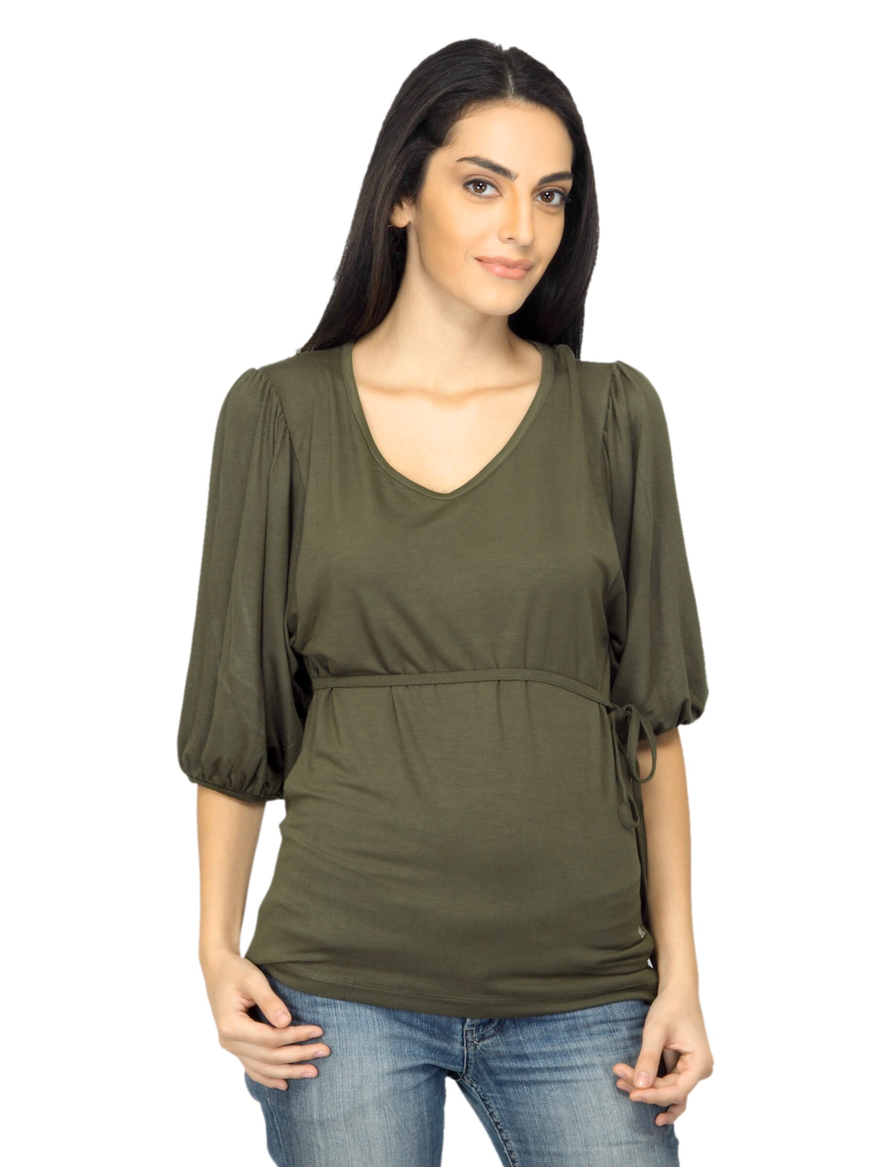 Arrow Woman Olive Top