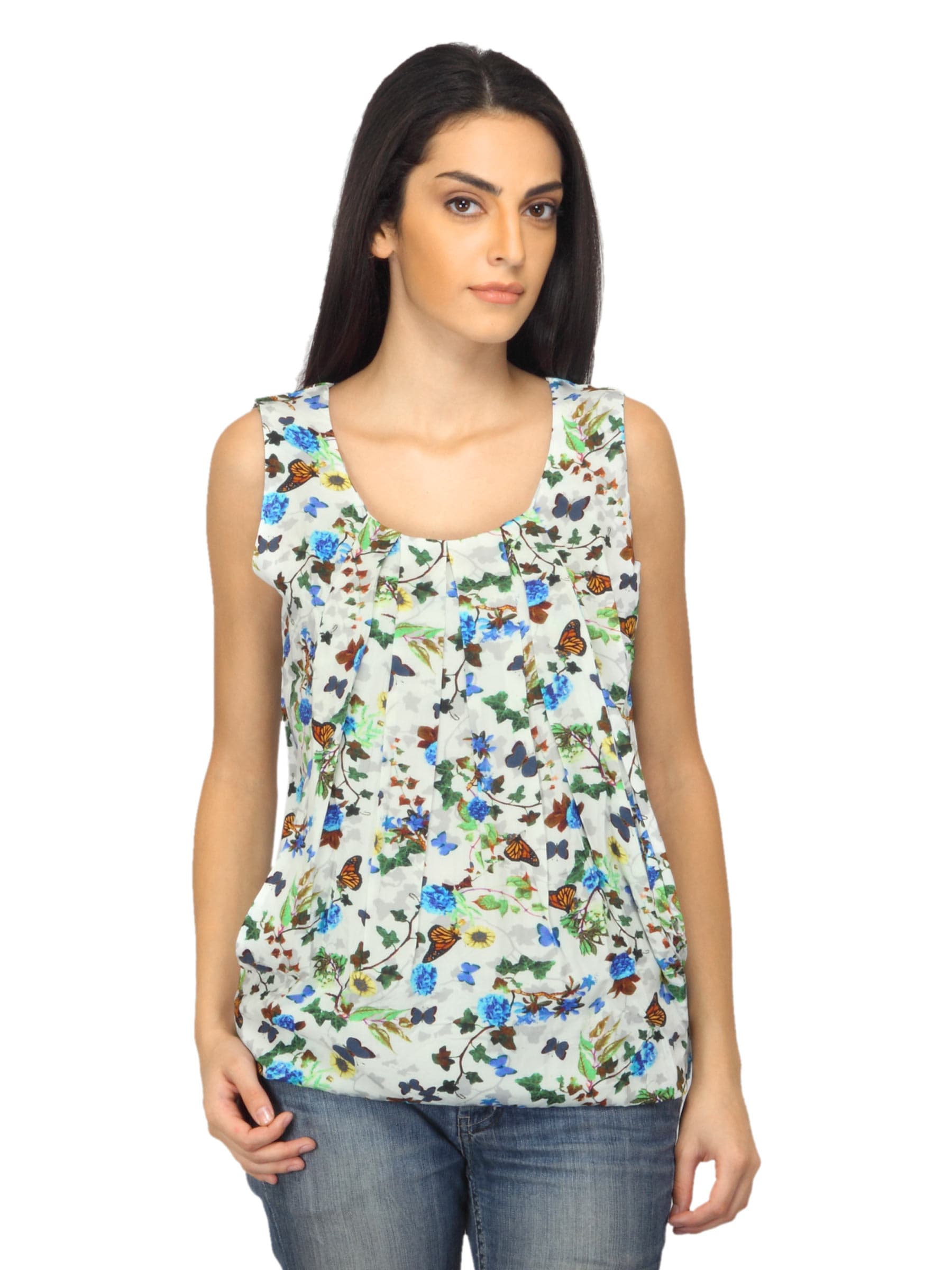 Arrow Woman Printed Multi Coloured Top