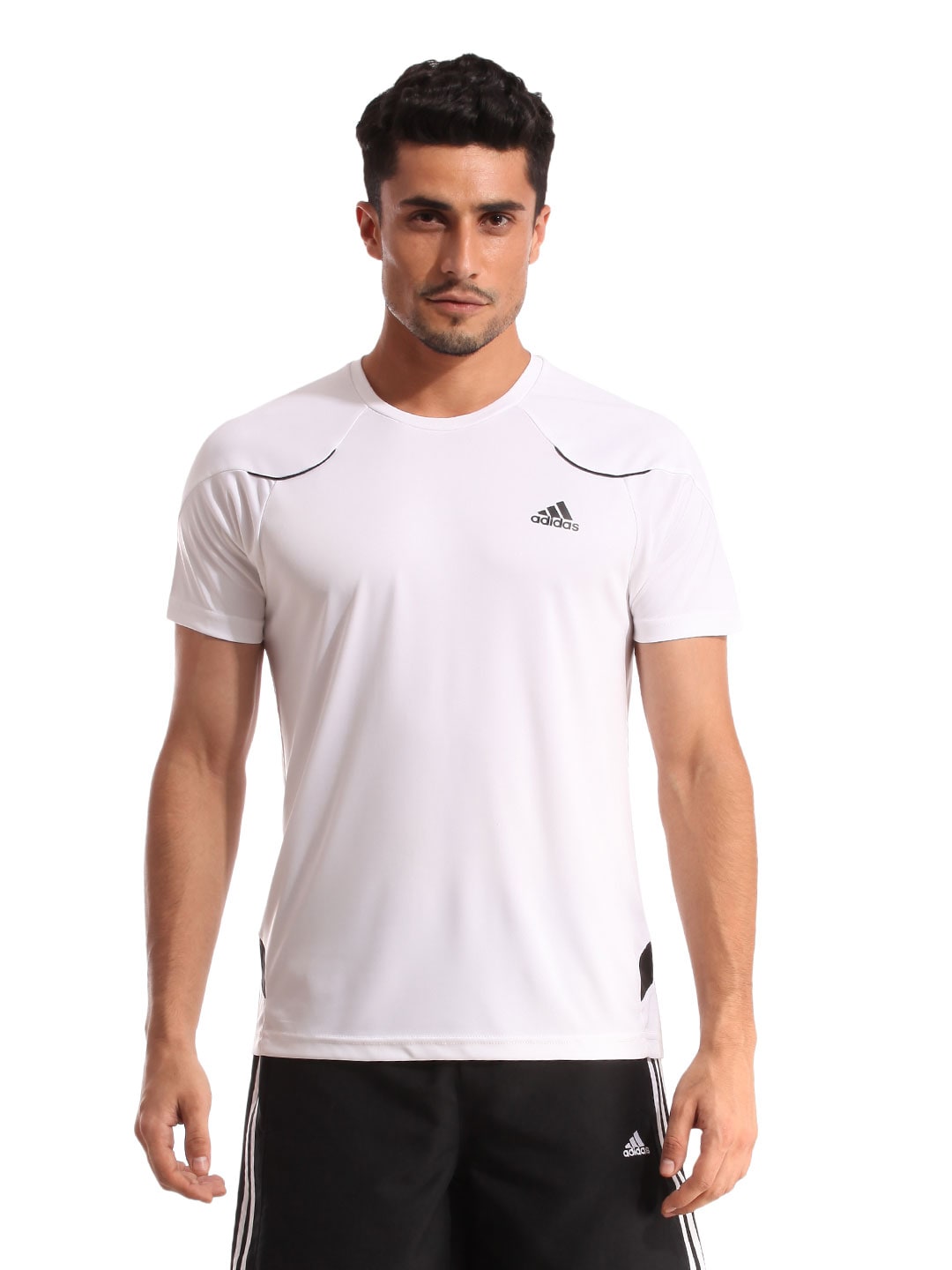 ADIDAS Men White T-shirt