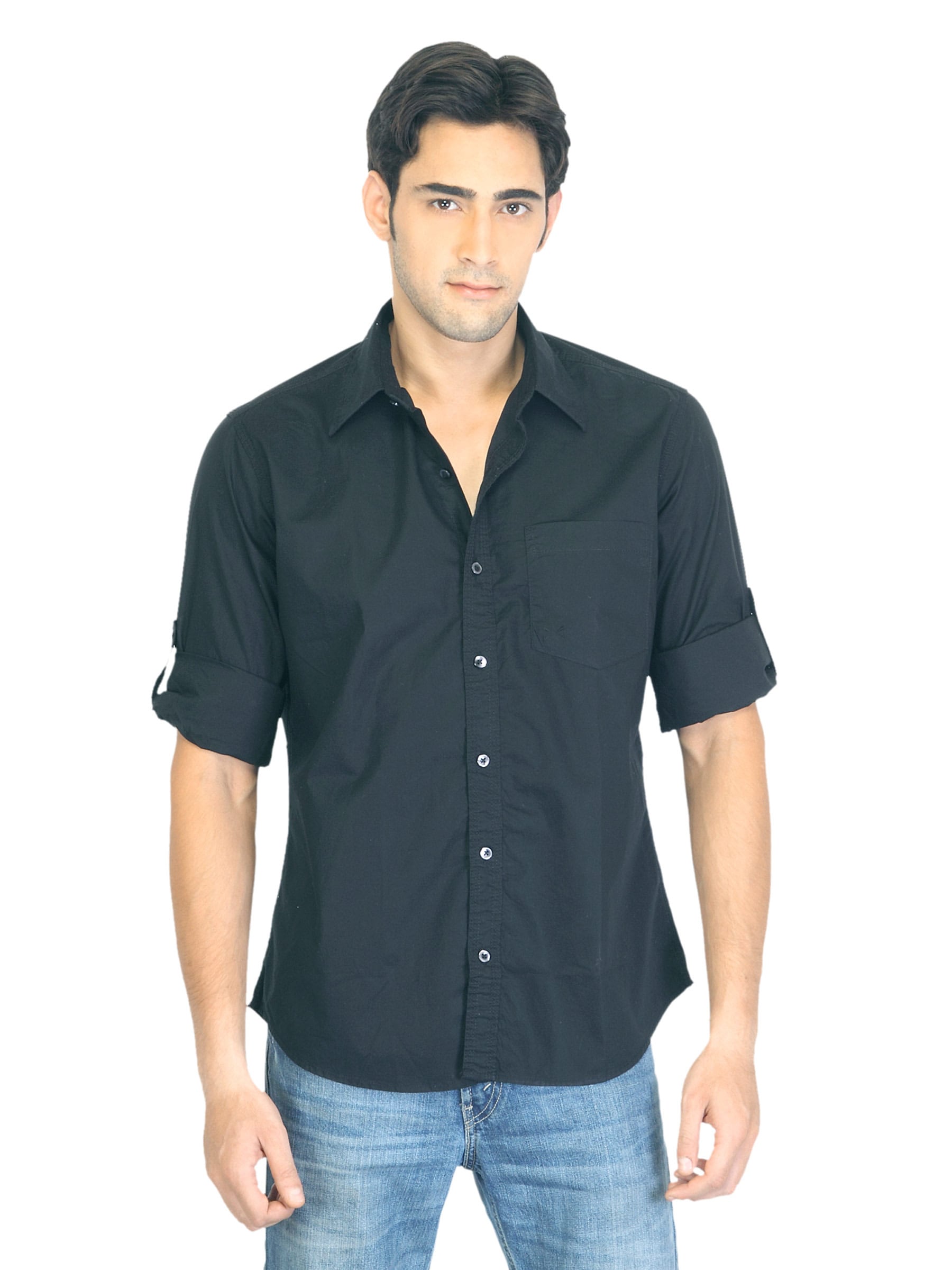 Scullers Men Black Shirt