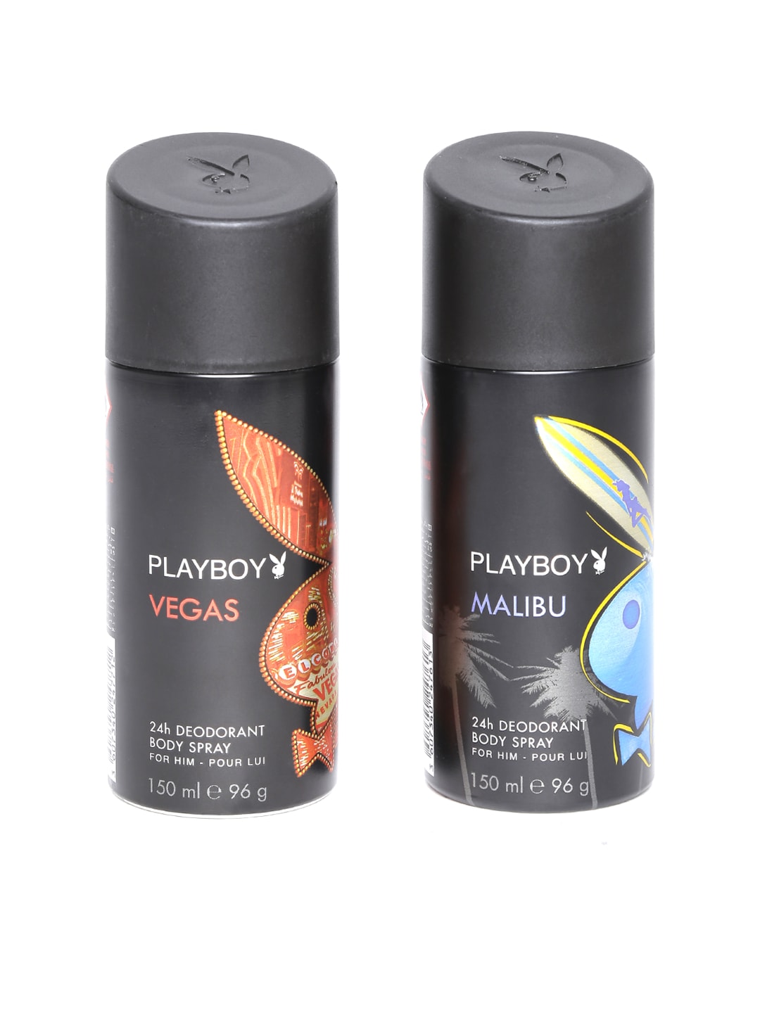 Playboy Men Set of 2 Deodorant Body Sprays