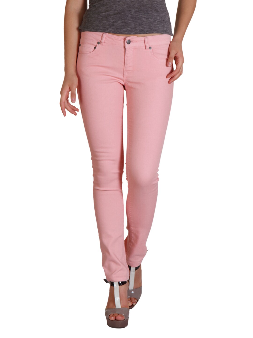 ONLY Women Peach Jeans