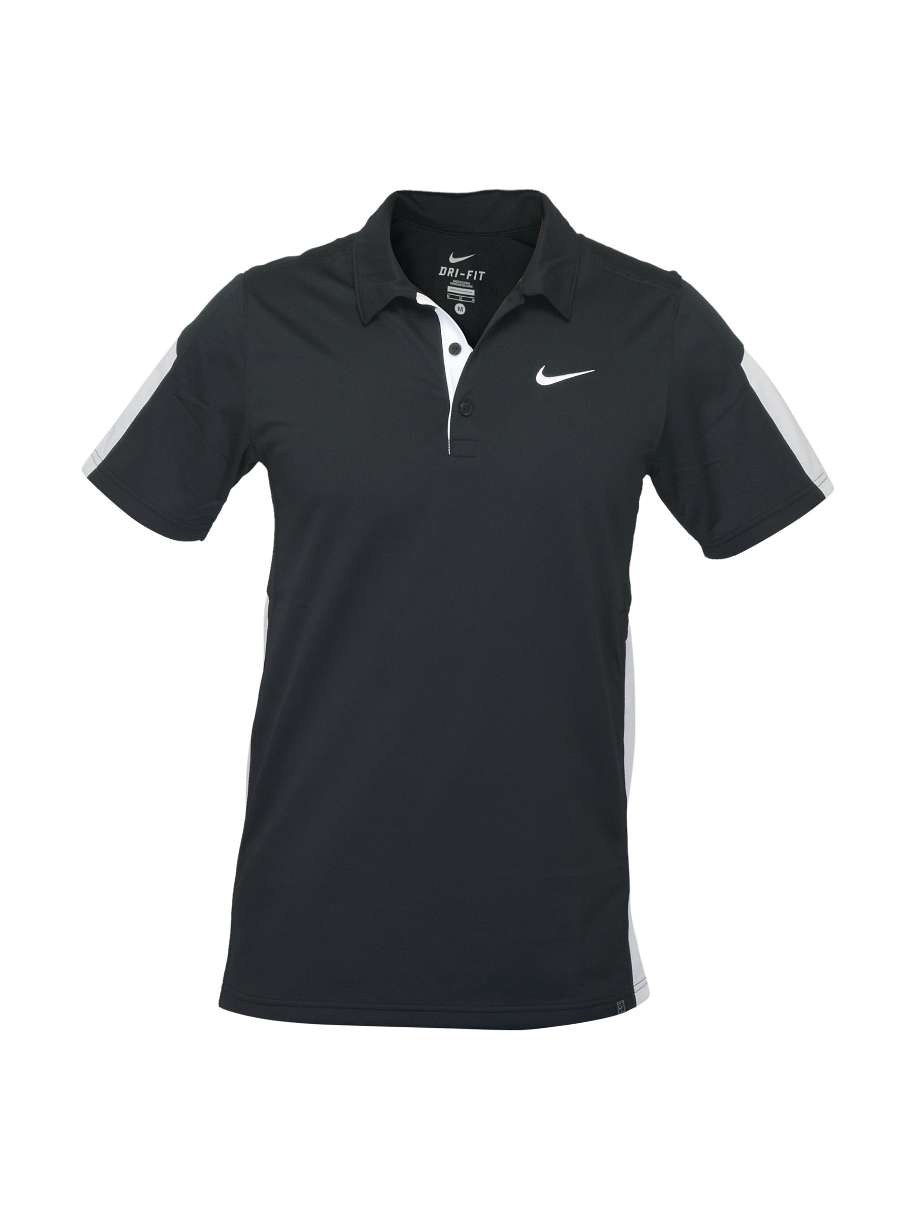 Nike Men Black Polo T-shirt
