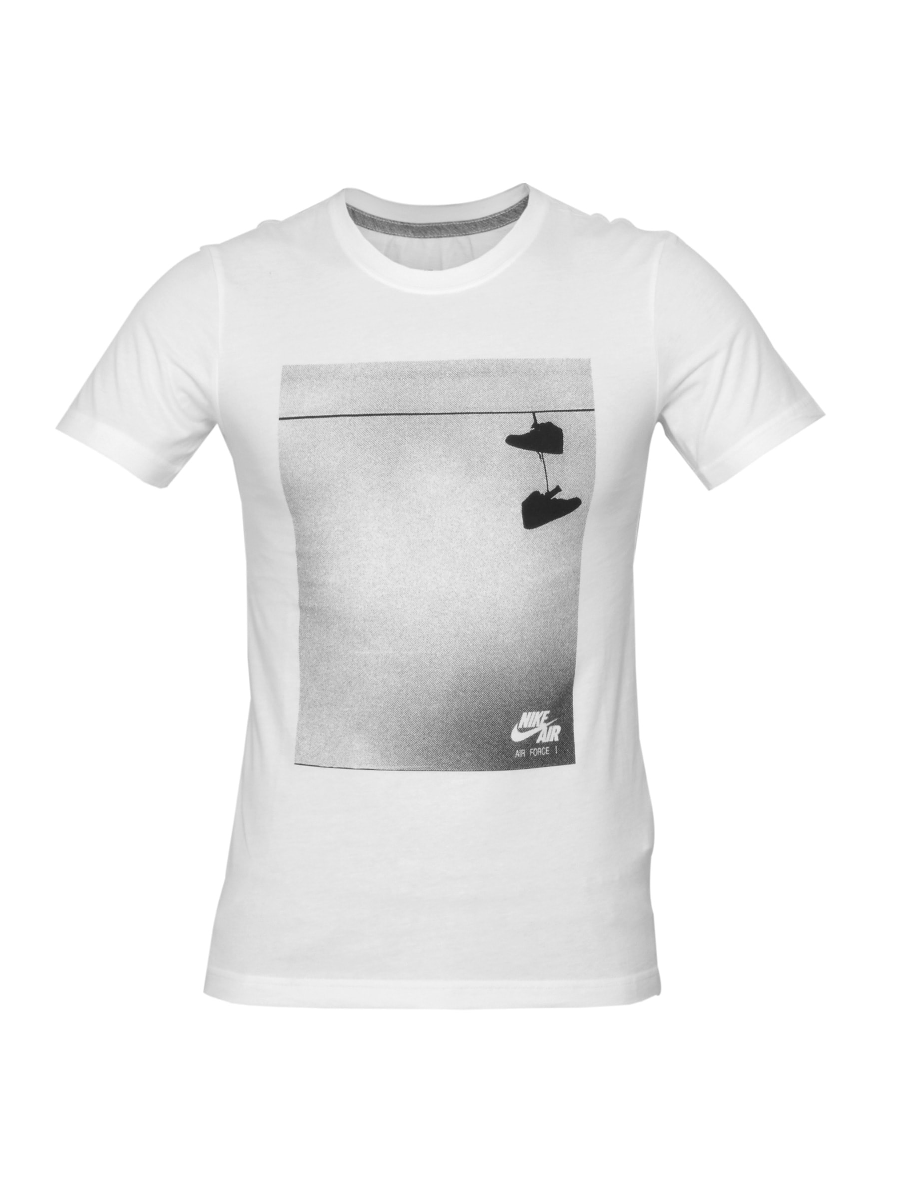 Nike Men Graphic Print White T-shirt