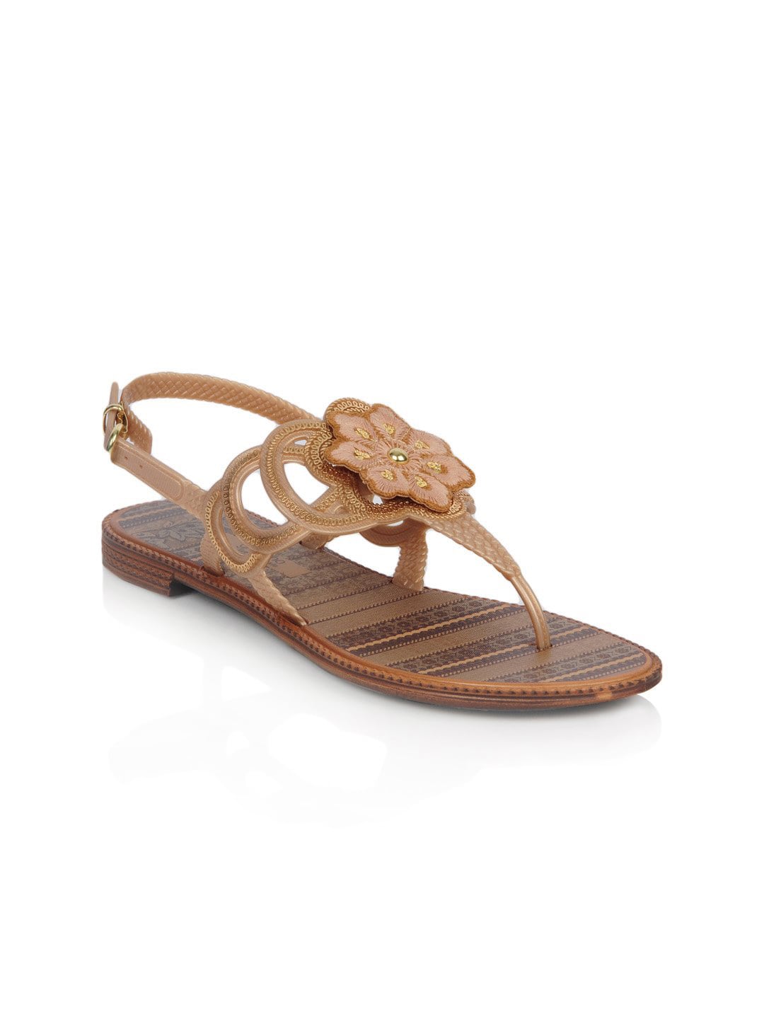 Grendha Women Jola Cigana Gold Flats